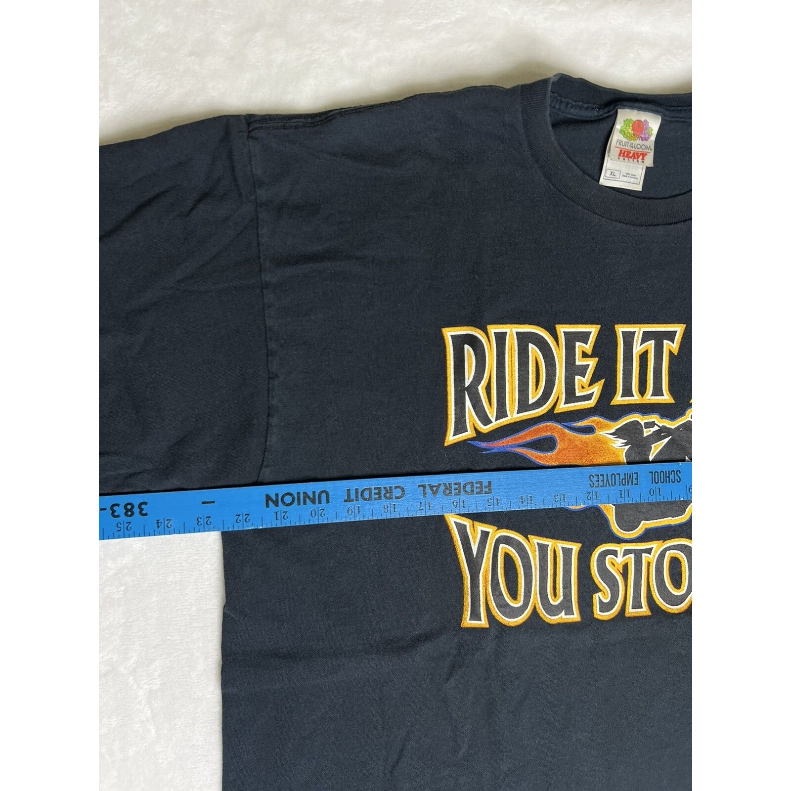 Other Vintage Biker Chopper Motorcycle T-Shirt “Ride it Like You S Size US XL / EU 56 / 4 - 6 Thumbnail