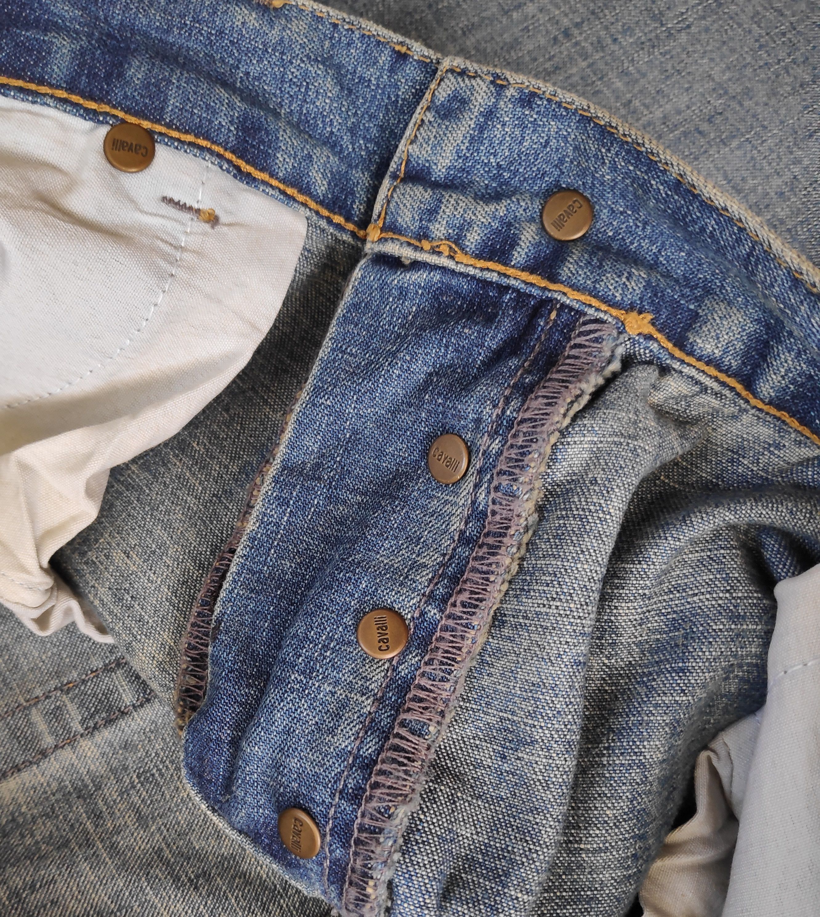 Just Cavalli Vintage Just Cavalli Wide Loose Fit Denim Jeans Big Logo Size US 36 / EU 52 - 13 Thumbnail