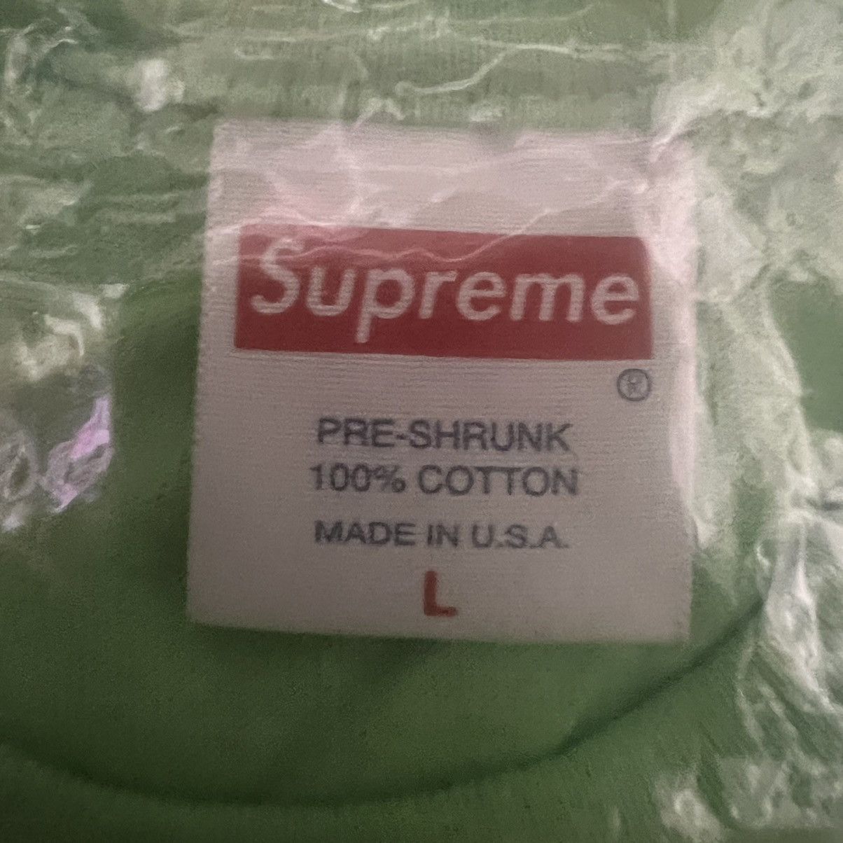 Supreme Supreme Mask Invincible Tee Lime Size: L Size US L / EU 52-54 / 3 - 3 Thumbnail