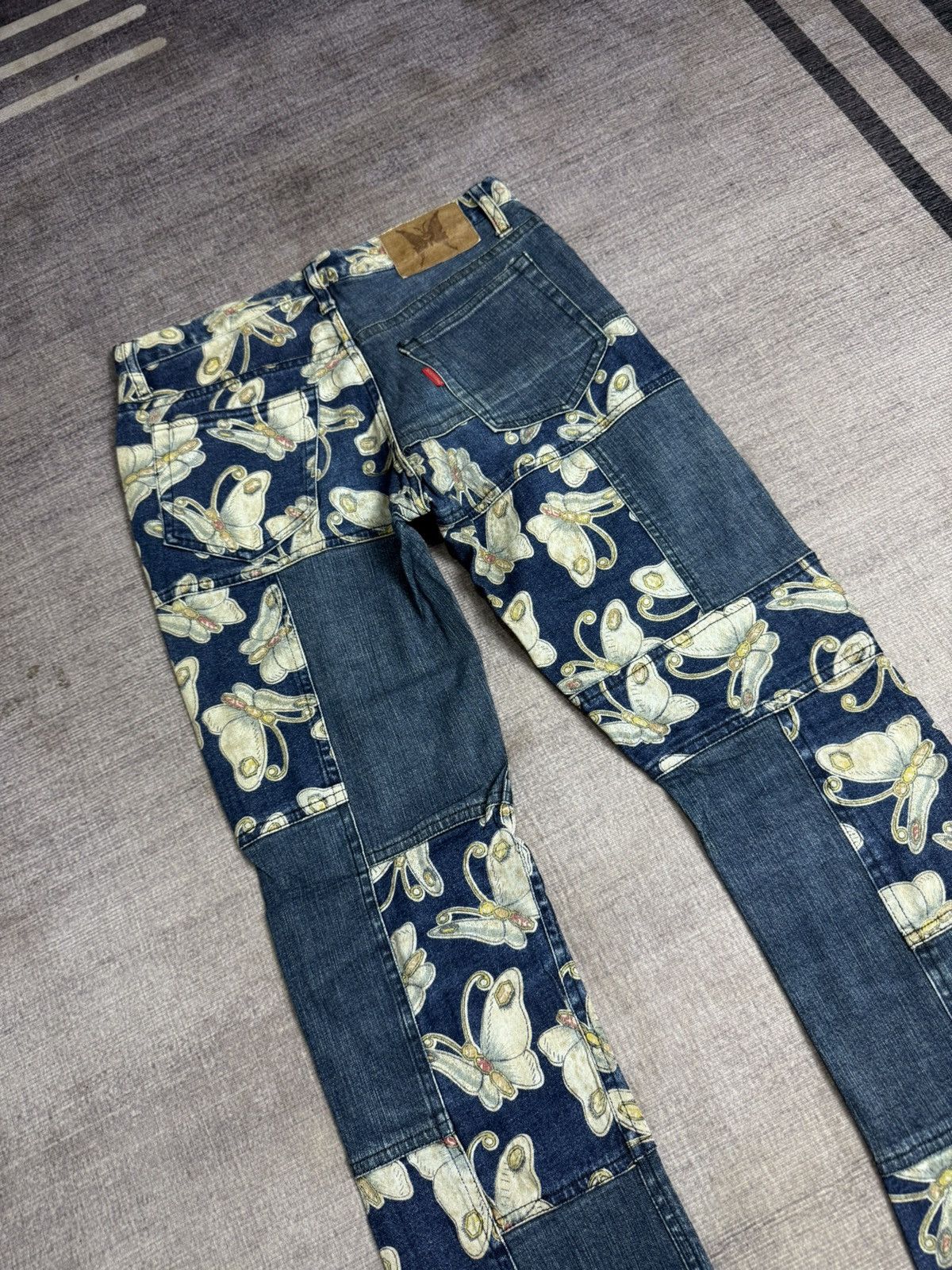 Kapital CHEVIGNON PACT WORK CUT AND PAST DENIM PANTS Size US 29 - 4 Thumbnail