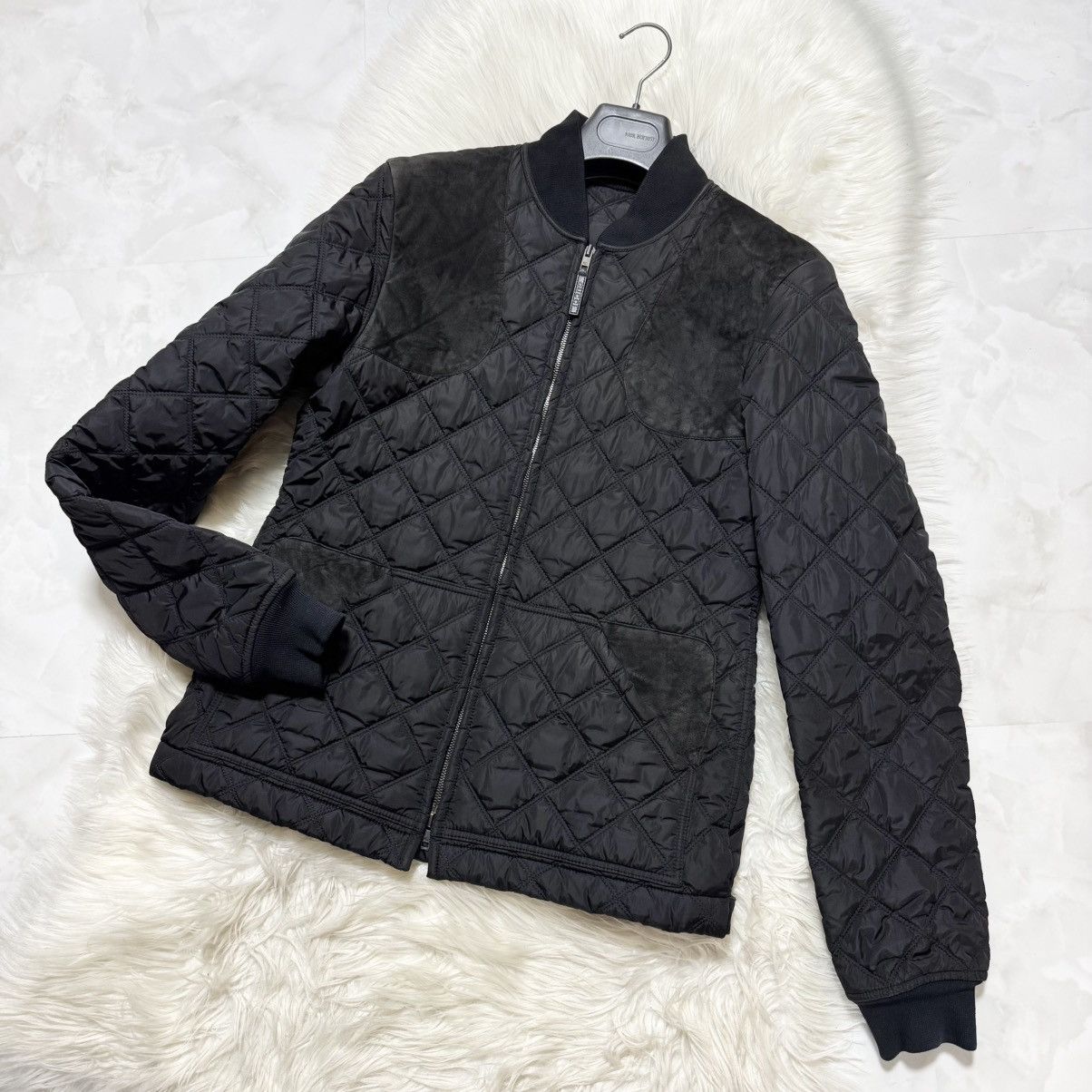 Gucci Gucci Runway Model Suede and Leather Quilted Nylon Jacket Size US M / EU 48-50 / 2 - 7 Thumbnail