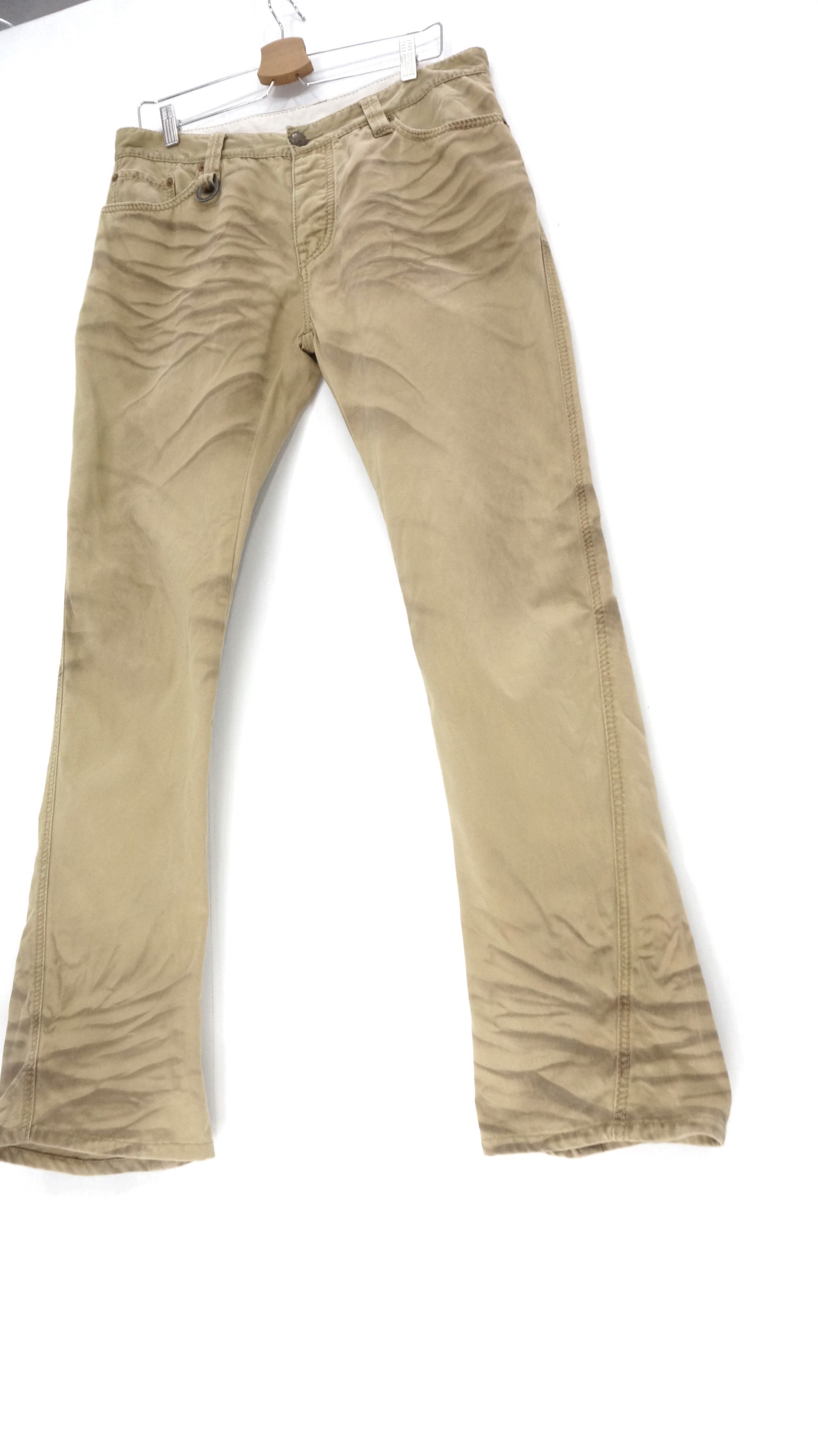 BUFFALO BOBS 💥 Fye Buffalo Bobs Smoked Whisker Buttonfly Pants Size US 34 / EU 50 - 1 Thumbnail