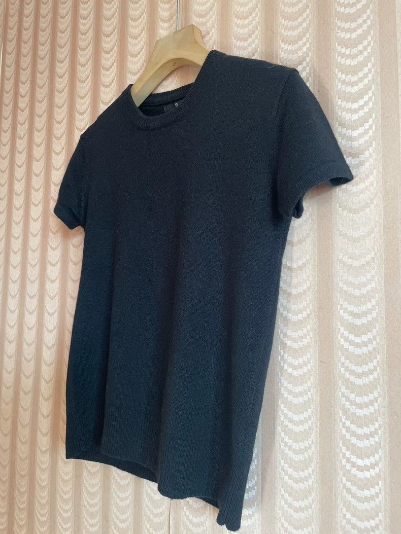 Y's Y's size os Black wool top with short sleeves Size US M / EU 48-50 / 2 - 3 Thumbnail