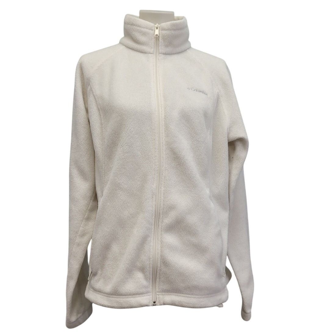 Columbia Columbia Womens XL White Polyester Fleece Long Sleeve Jacket Size XL / US 12-14 / IT 48-50 - 1 Thumbnail