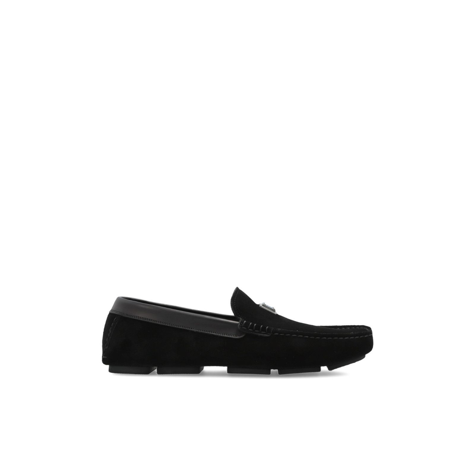 Dolce &‎ Gabbana Men’s Black Leather Slip On Loafers Size 9. luxury-men-dolcegabbana-used-  main image 2