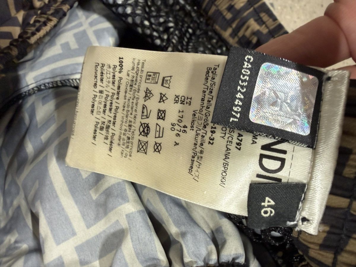 Fendi Fendi FF monogram Printed Nylon Track Pants NEW 1300$ Size US 30 / EU 46 - 4 Thumbnail