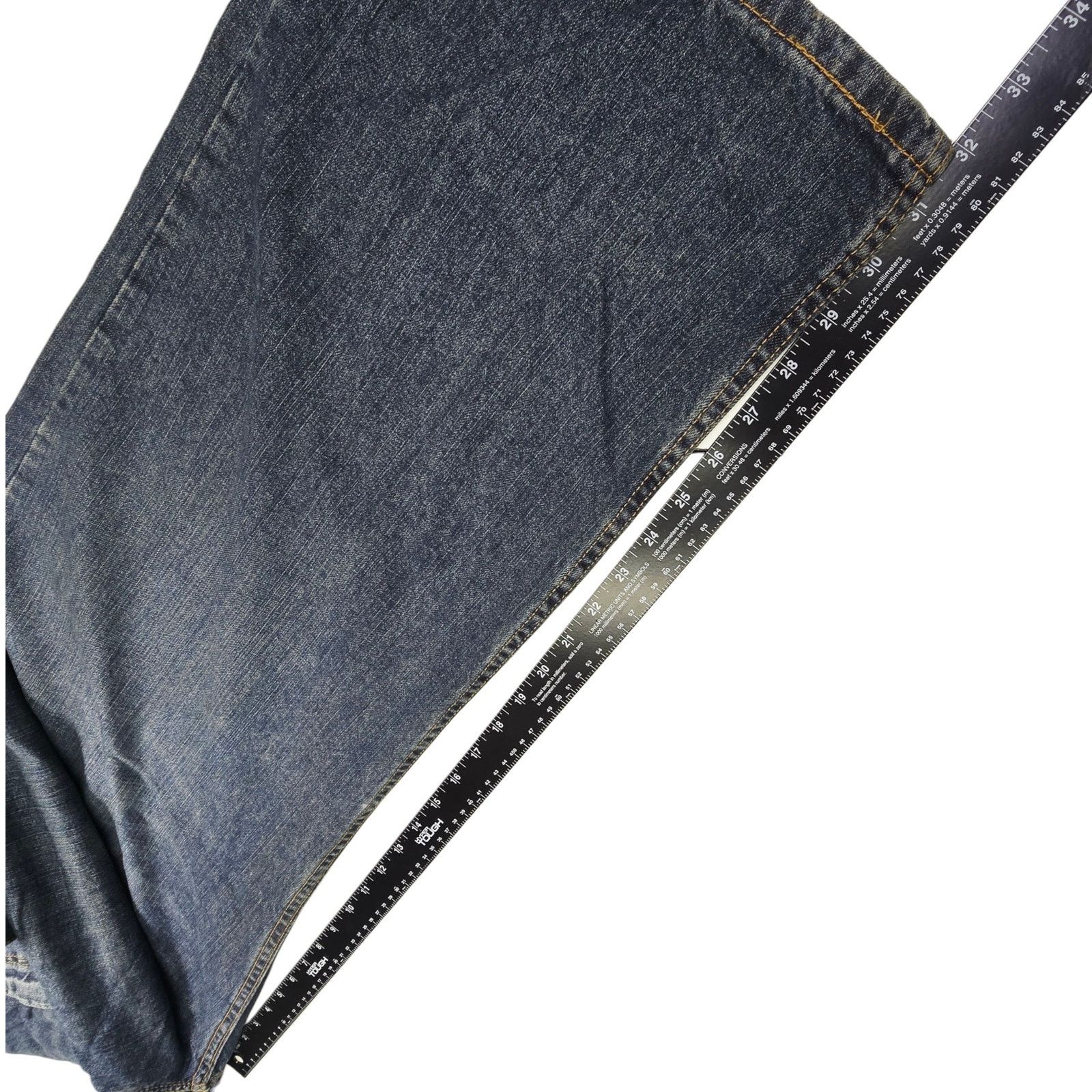 Levi's Levis 559 Mens 60 x 32 Blue Denim Medium Wash Jeans Red Tab Size US 44 / EU 60 - 5 Thumbnail