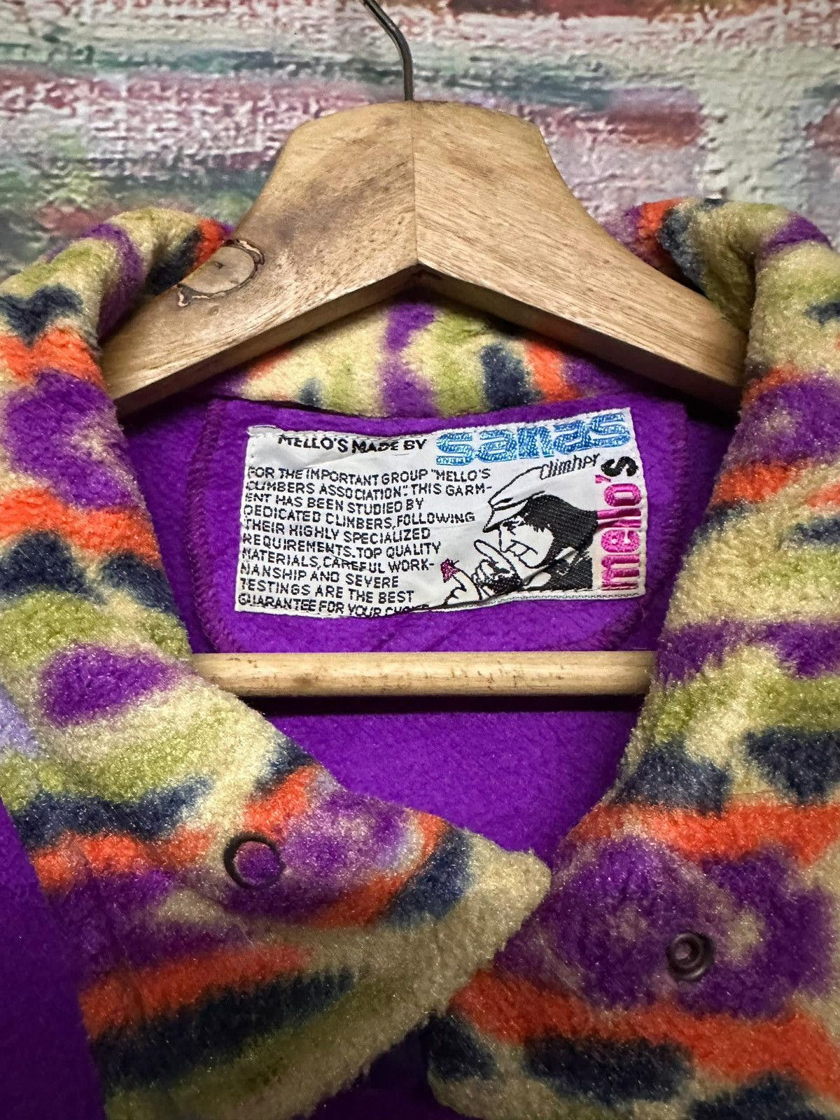 Vintage Vtg🔥Melo’s Polartec Fleece Pullover Aztec Navajo Jacket Size US L / EU 52-54 / 3 - 8 Thumbnail