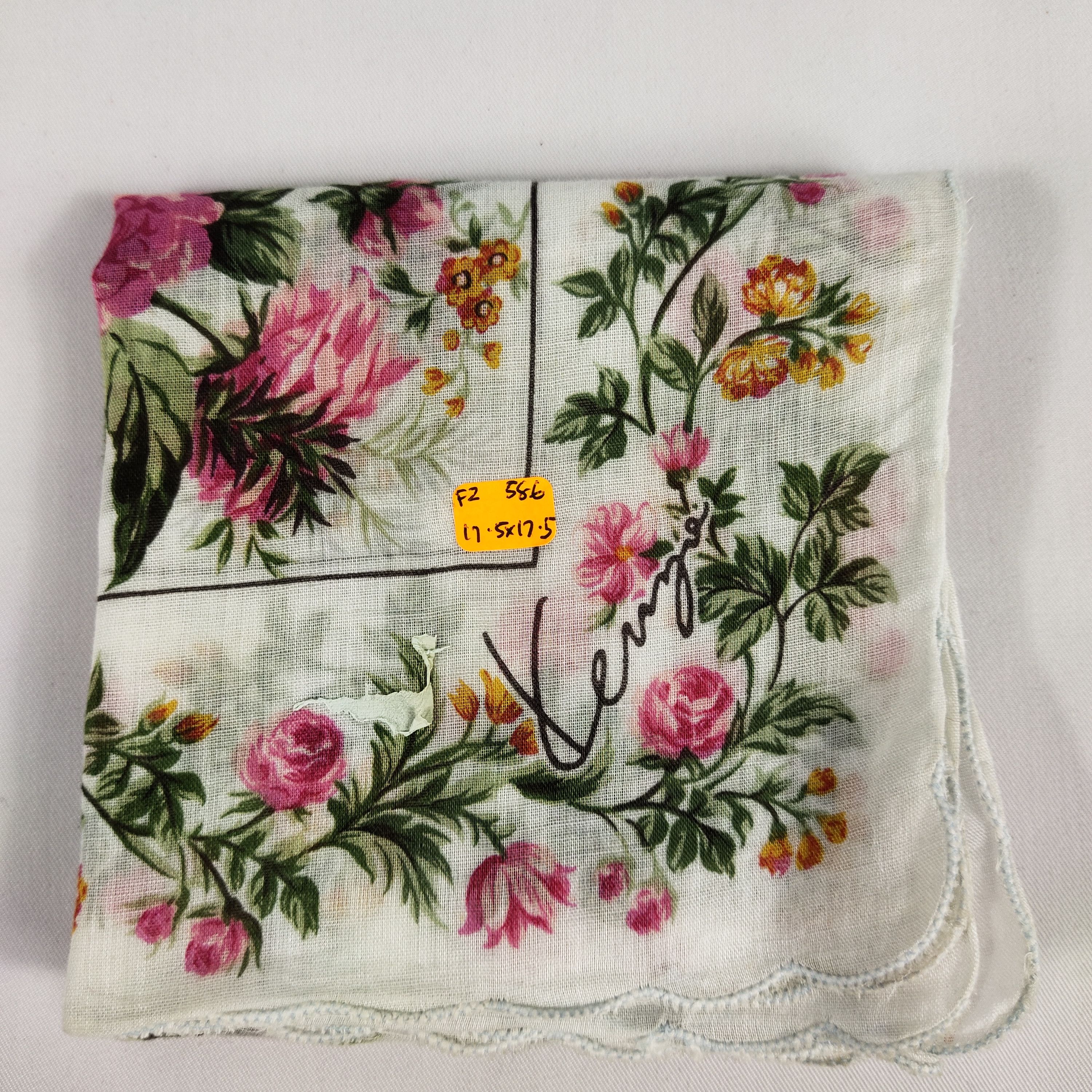 Kenzo × Vintage Kenzo Handkerchief / Neckerchief / Bandana FZ586 Size ONE SIZE - 2 Thumbnail