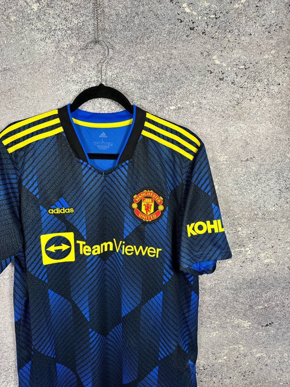 Adidas NEW RONALDO Manchester United 2021/22 Adidas Third Jersey Size US L / EU 52-54 / 3 - 3 Thumbnail