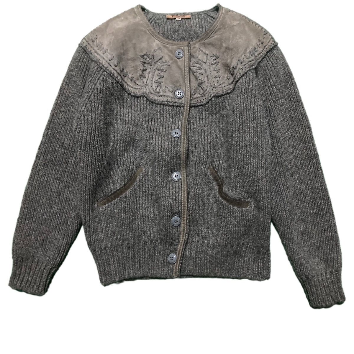 Grease Point Workwear × Vintage Vintage Jacket Farmer Work Wear Wool Jacket Size US M / EU 48-50 / 2 - 1 Thumbnail