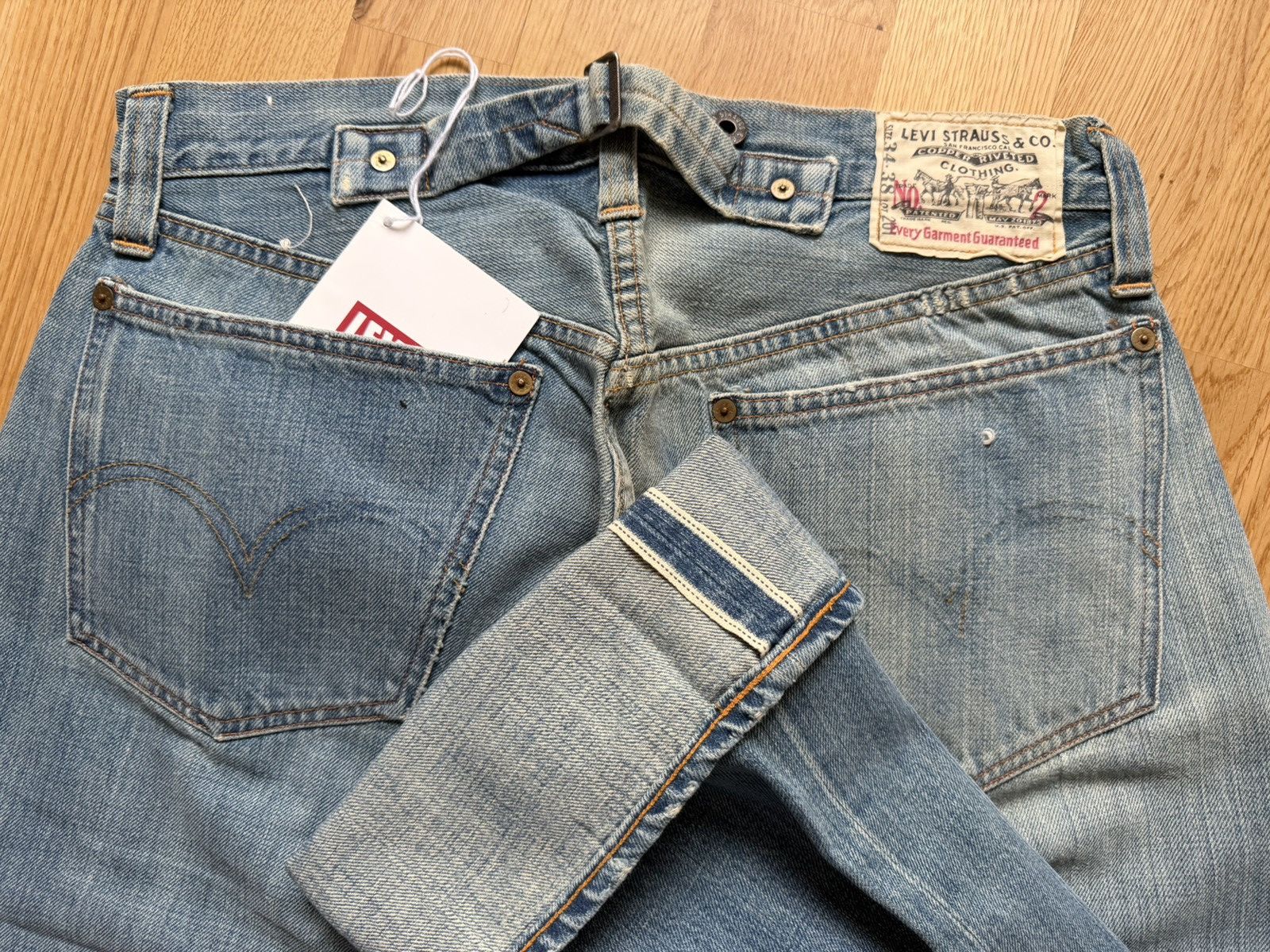 Levi's Vintage Clothing Levis Vintage LVC 201 555 Deadstock Size US 34 / EU 50 - 4 Thumbnail
