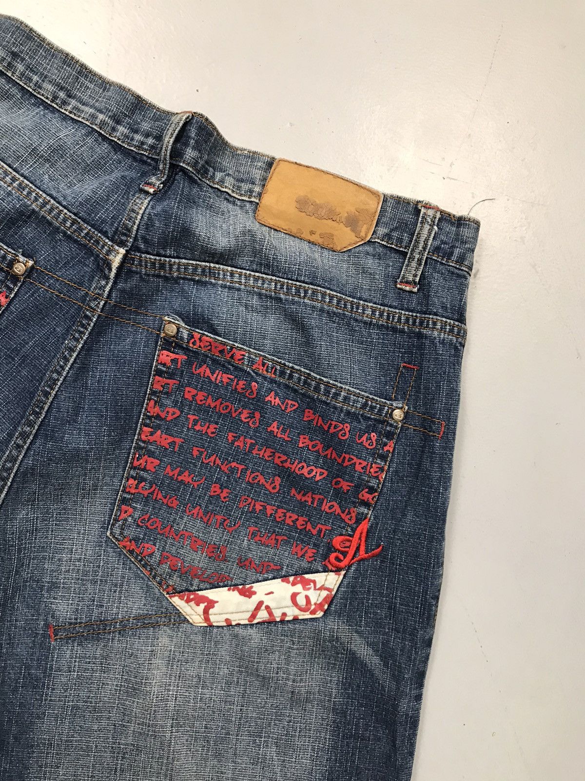 Southpole Vintage Attitude embroidered denim Size US 38 / EU 54 - 10 Thumbnail