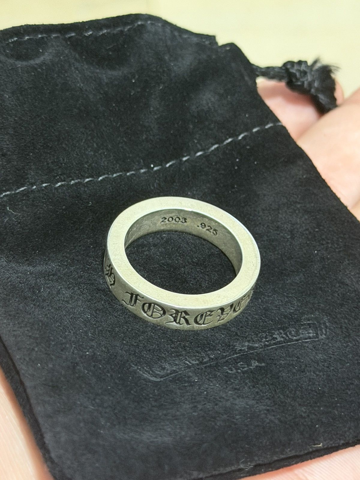 Chrome Hearts Chrome hearts 6mm spacer forever ring Size ONE SIZE - 6 Thumbnail