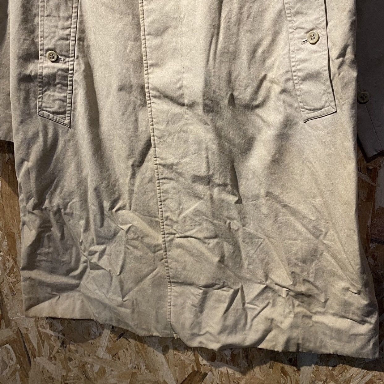 Burberry × Vintage Vintage 90s Burberry Trench Coat Check Size US L / EU 52-54 / 3 - 6 Thumbnail