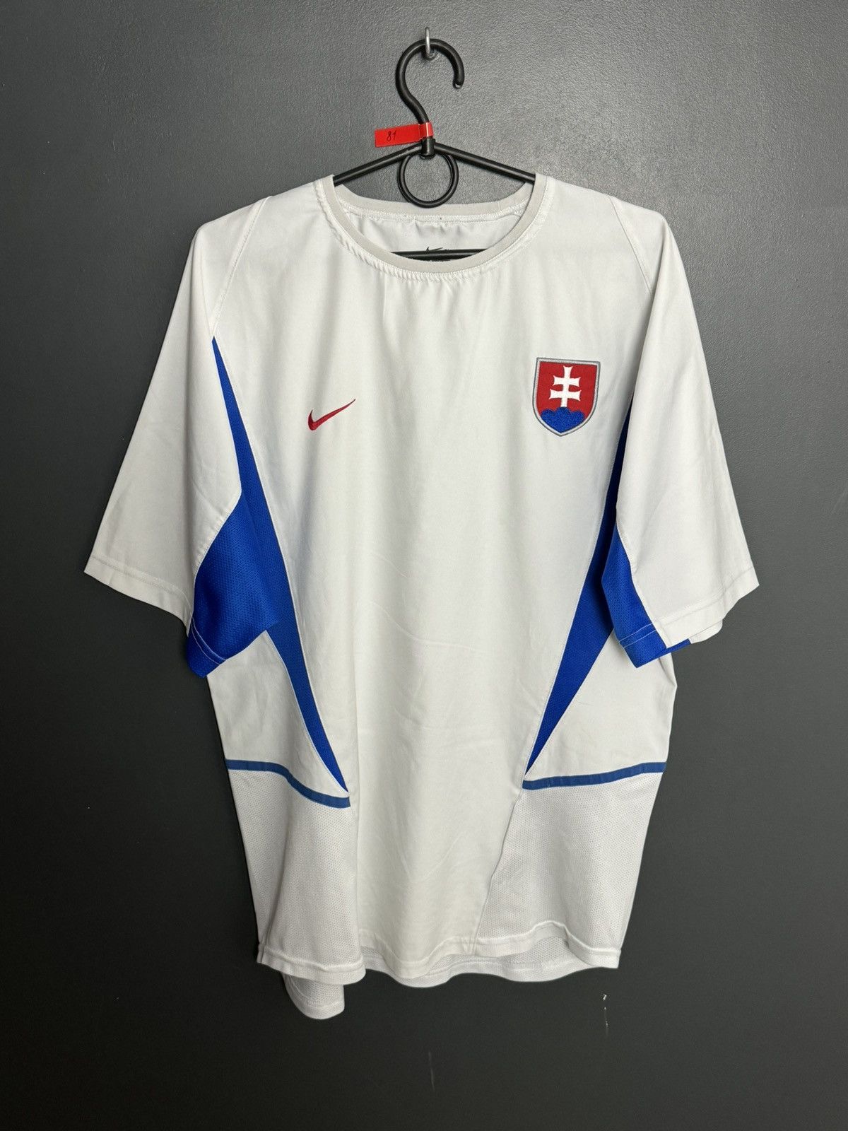 Nike Slovakia National Team 02/03 Away Football Soccer Jersey Size US M / EU 48-50 / 2 - 1 Thumbnail