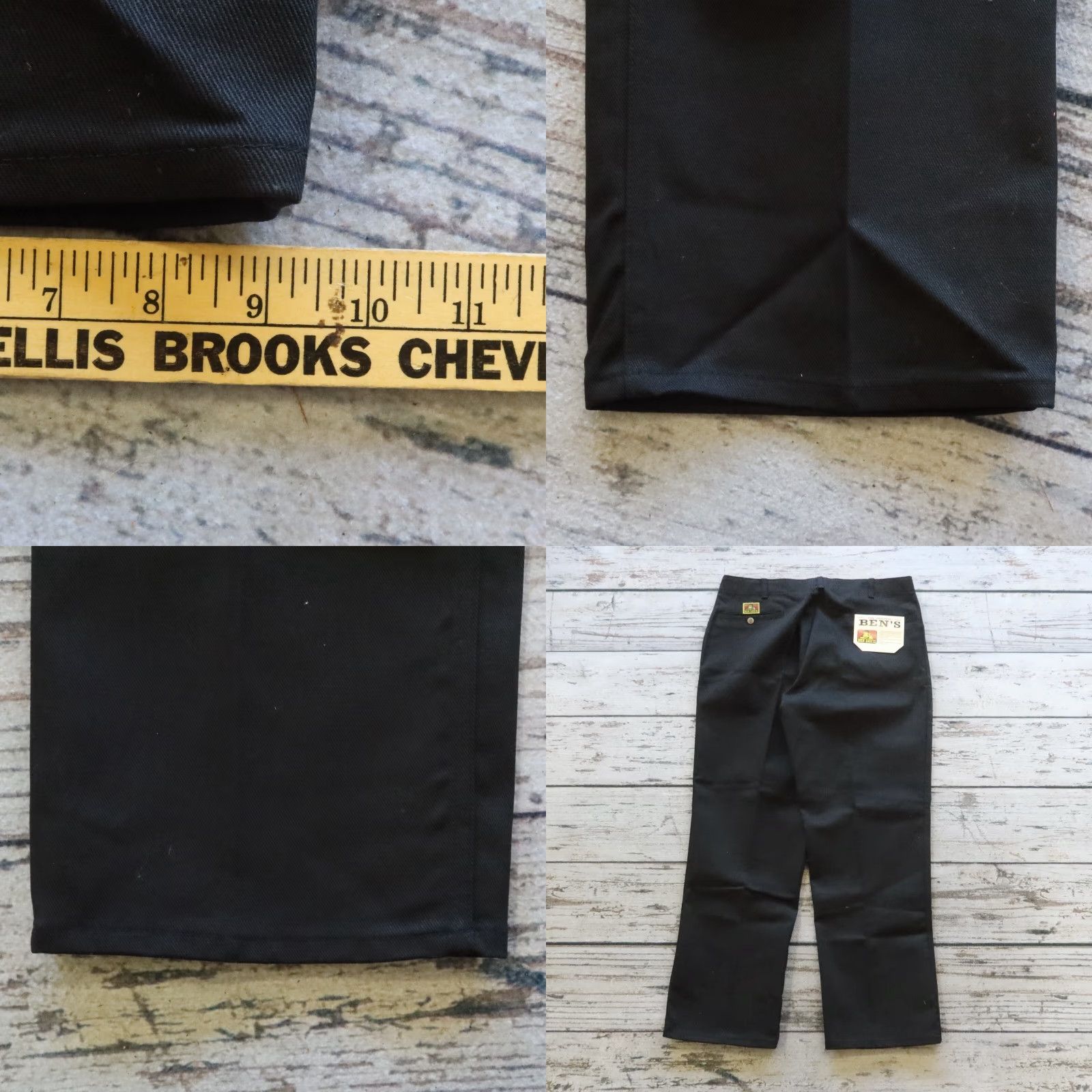 Ben Davis VINTAGE Ben Davis Work Pants Union Made in USA Yellow Tag Size 38 Black Pants Mens Size US 38 / EU 54 - 9 Thumbnail