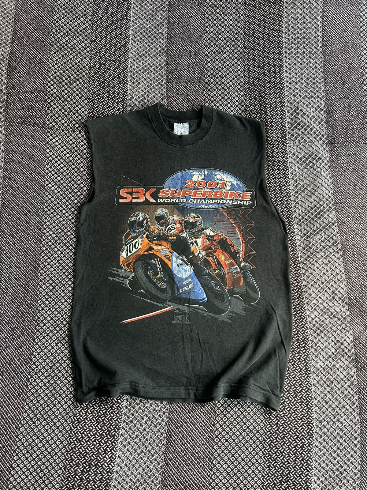Vintage Vintage Tank Top 2001 Superbike Merch Tee Unisex Size M Size US M / EU 48-50 / 2 - 1 Thumbnail