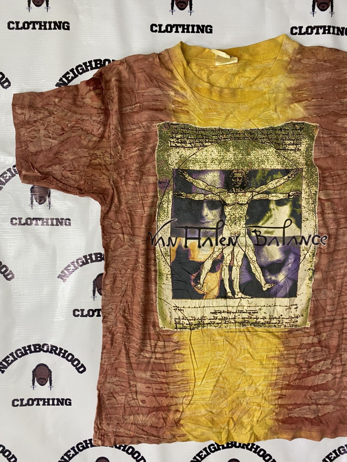 Vintage VAN HALEN BALANCE VINTAGE TEE. Size US XL / EU 56 / 4 - 1 Thumbnail