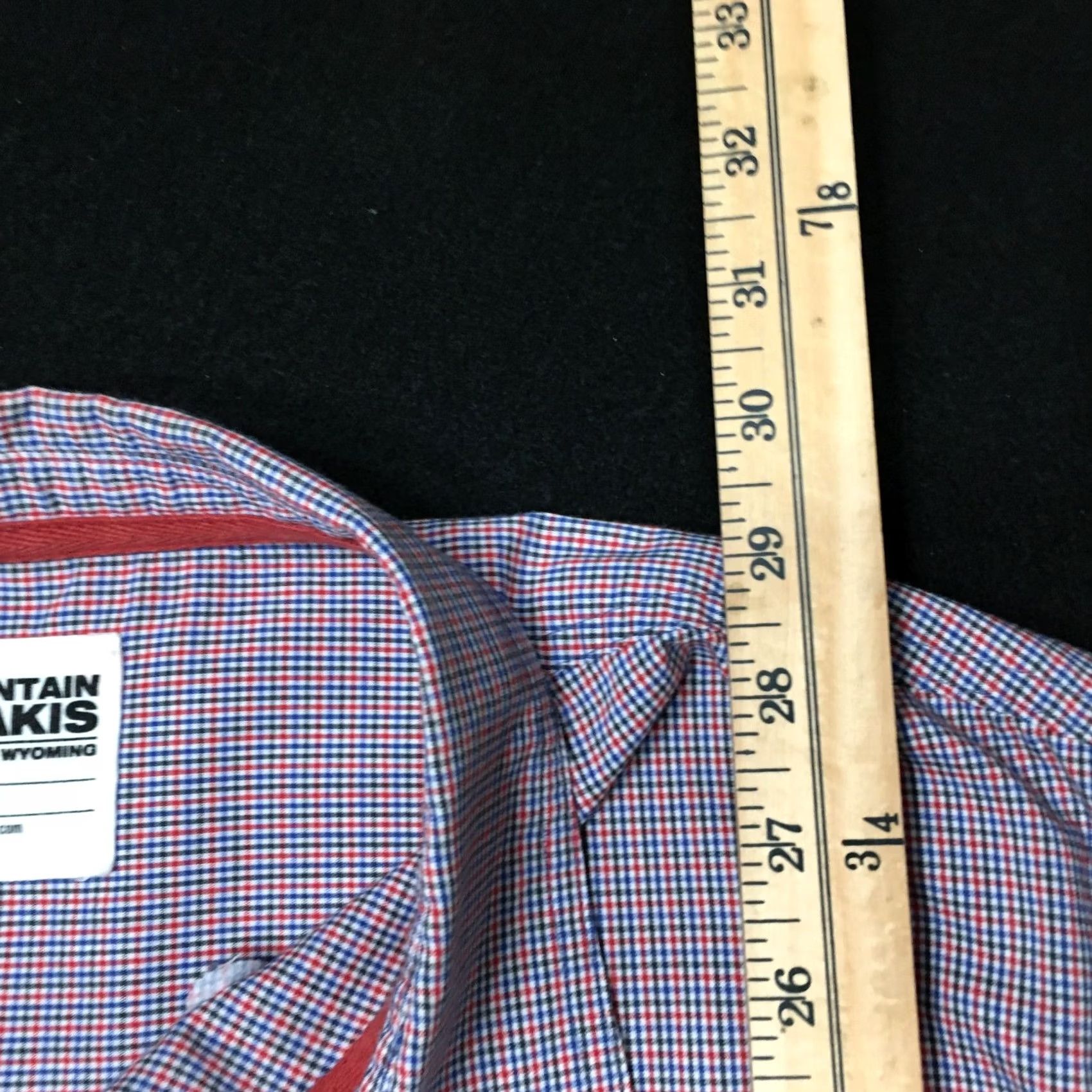 Mountain Khakis Mountain Khakis CHECK Shirt LARGE Cotton/Lycra Blend, Short Sleeve, Button-Up, Multicolor, Casual, Outdoor, Men’s, Regular, Classic Fit Size US L / EU 52-54 / 3 - 7 Thumbnail
