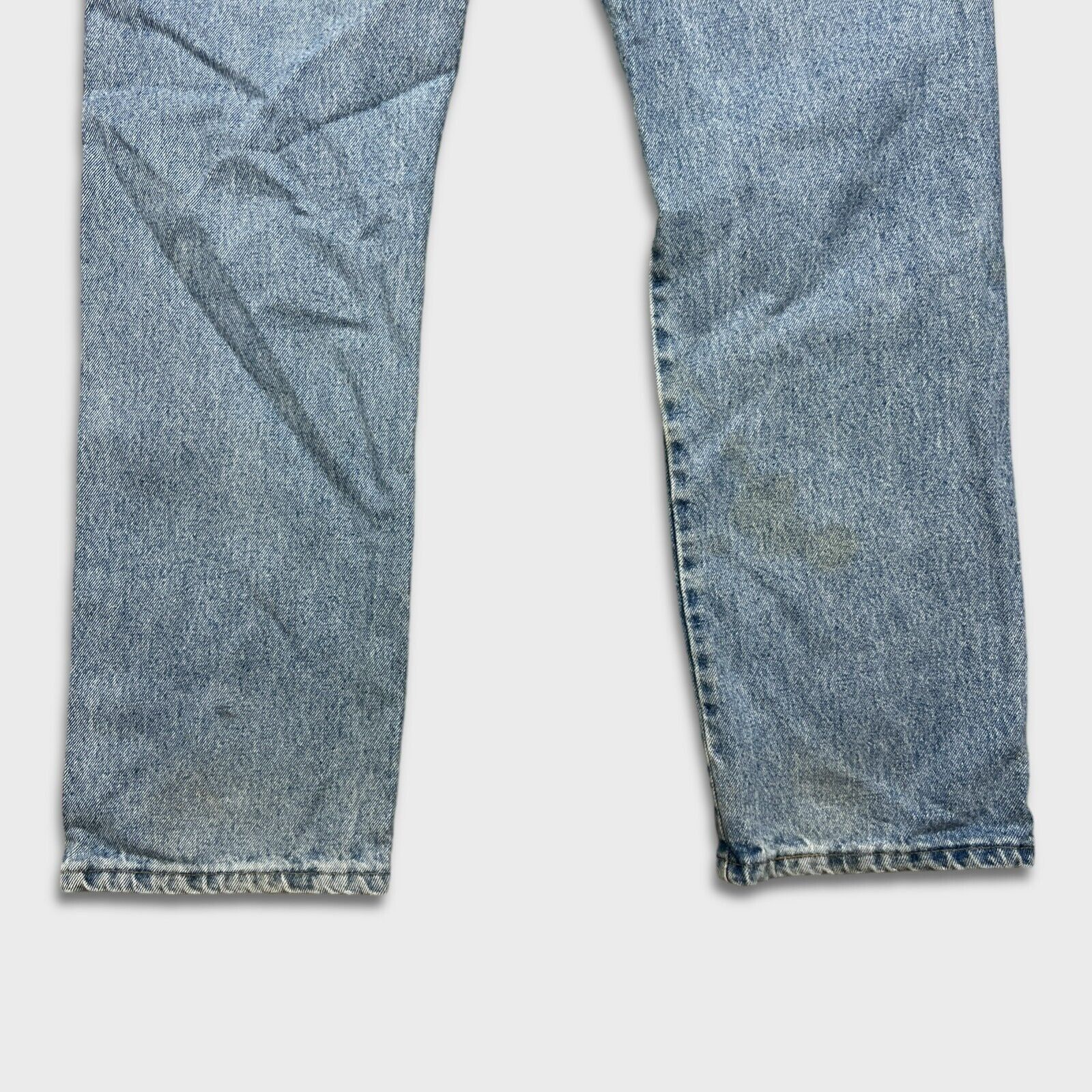 Vintage × Wrangler Wrangler Jeans Men 34x32 Blue Straight Work Wear Denim Pants Size US 34 / EU 50 - 6 Thumbnail