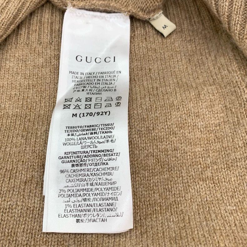 Gucci Gucci Brown turtleneck cashmere knitted sweater 2502-Nextar Size US M / EU 48-50 / 2 - 6 Thumbnail