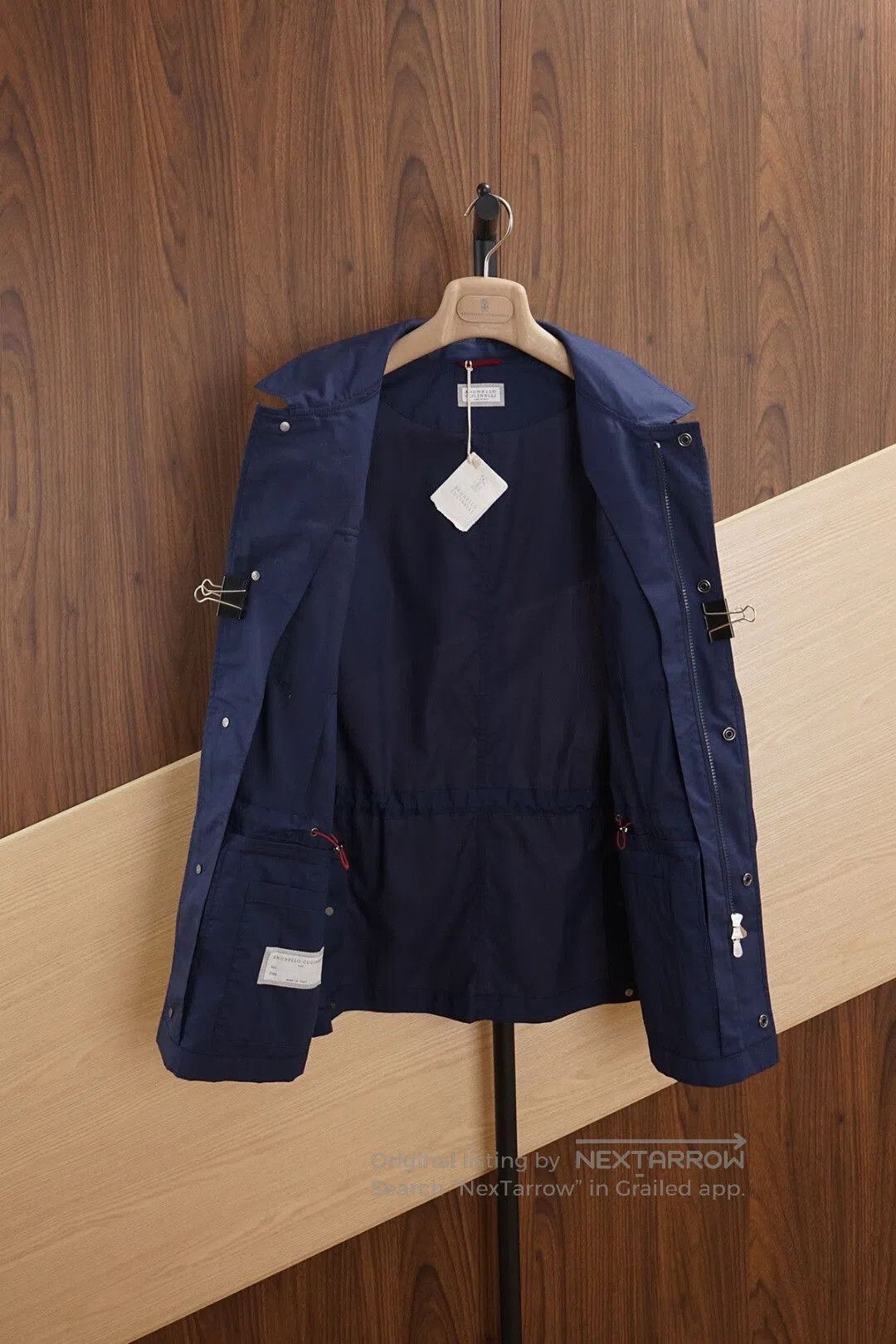 Brunello Cucinelli Brunello Cucinelli Men's Jacket in Navy. Size US M / EU 48-50 / 2 - 3 Thumbnail