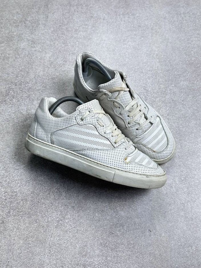 Vintage Balenciaga Arena Low Top Leather Sneakers US