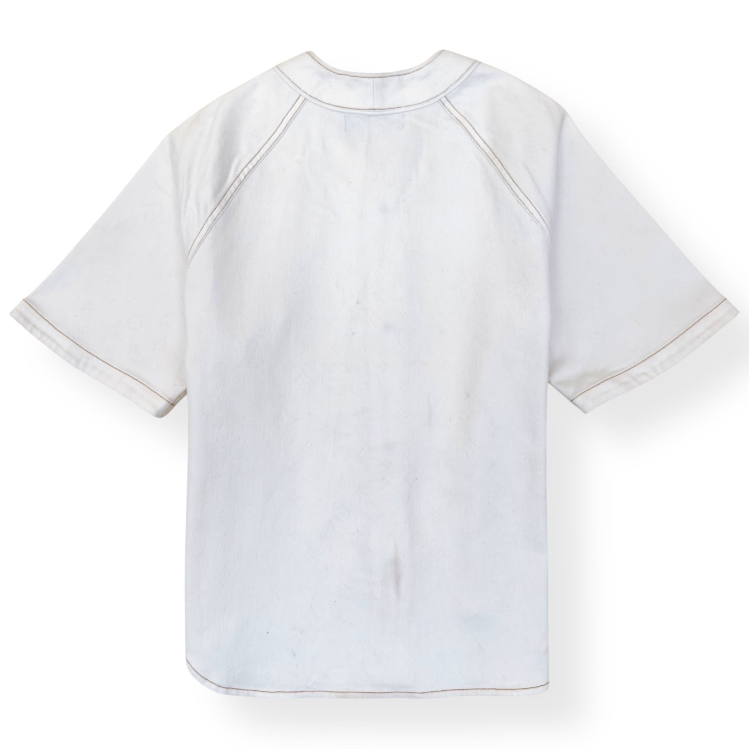 Louis Vuitton LOUIS VUITTON MONOGRAM BASEBALL SHIRT XL Size US XL / EU 56 / 4 - 2 Thumbnail
