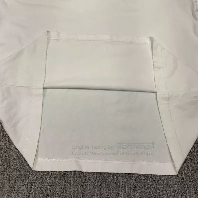 Balenciaga Balenciaga White Destroyed Letter Logo Short Sleeve Size US XS / EU 42 / 0 - 4 Thumbnail