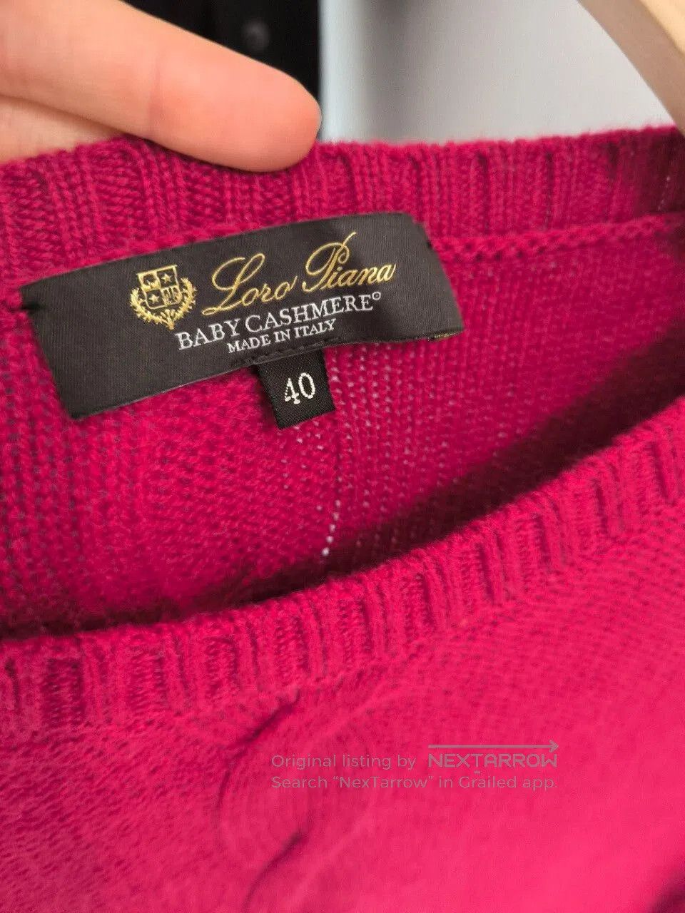 Loro Piana Loro Piana Pink Cashmere Sweater. Size US S / EU 44-46 / 1 - 4 Thumbnail