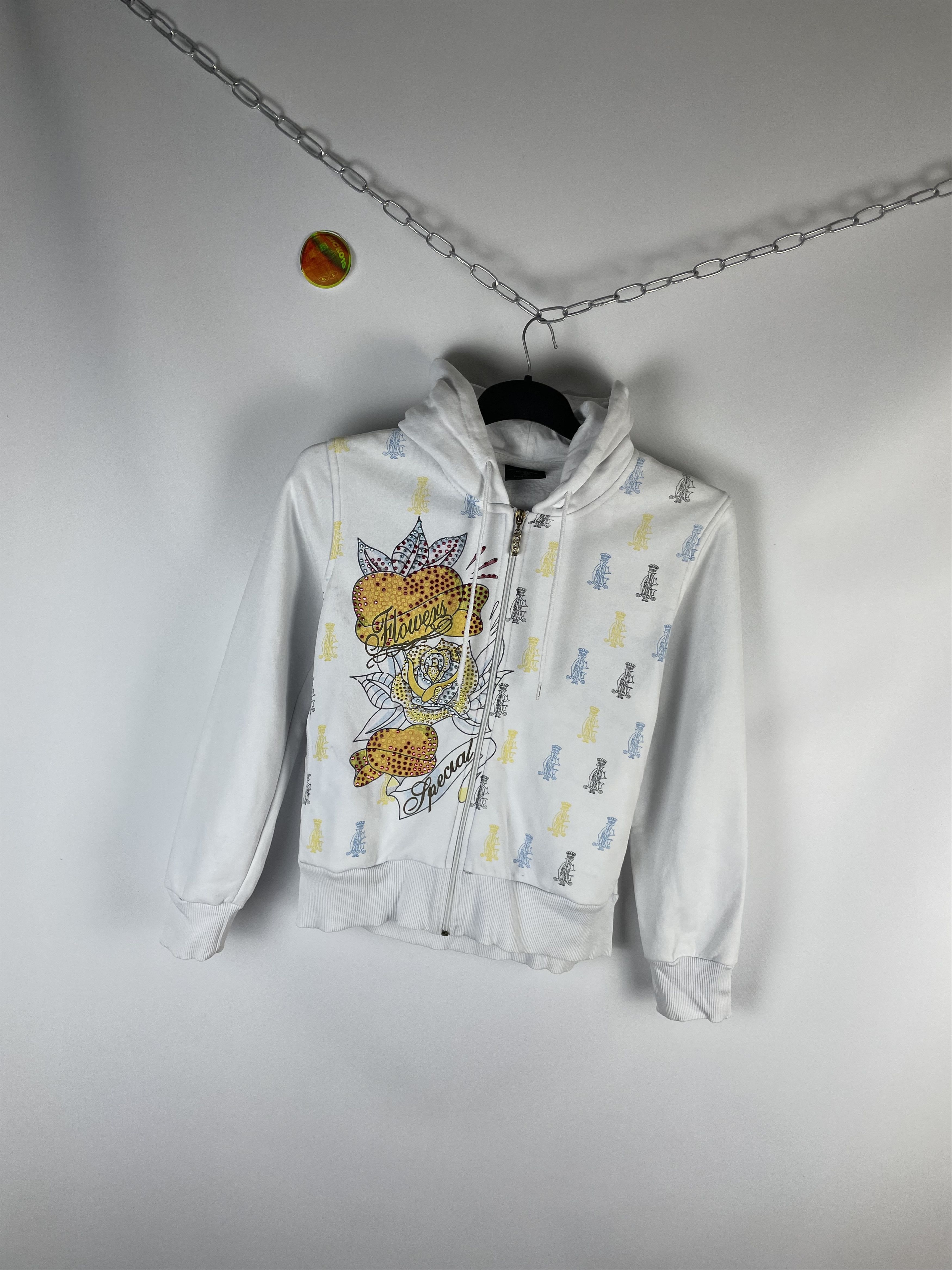 Christian Audigier Vintage y2k Christian Audigier zip up hoodie Size XL / US 12-14 / IT 48-50 - 2 Thumbnail