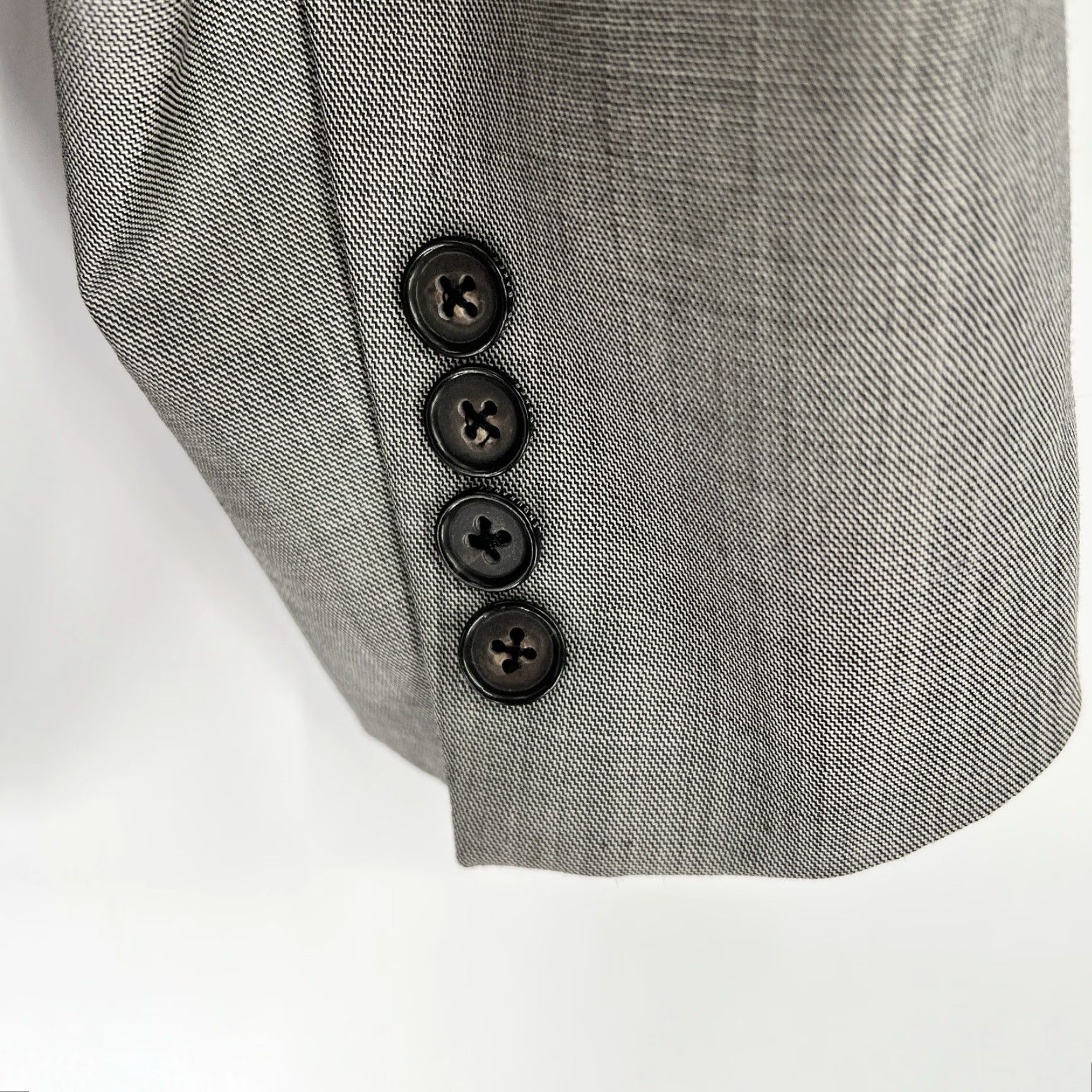 Ted Baker Ted Baker London Endurance Gray Wool Blazer Mens 42L Solid Jacket Size 42R - 7 Thumbnail