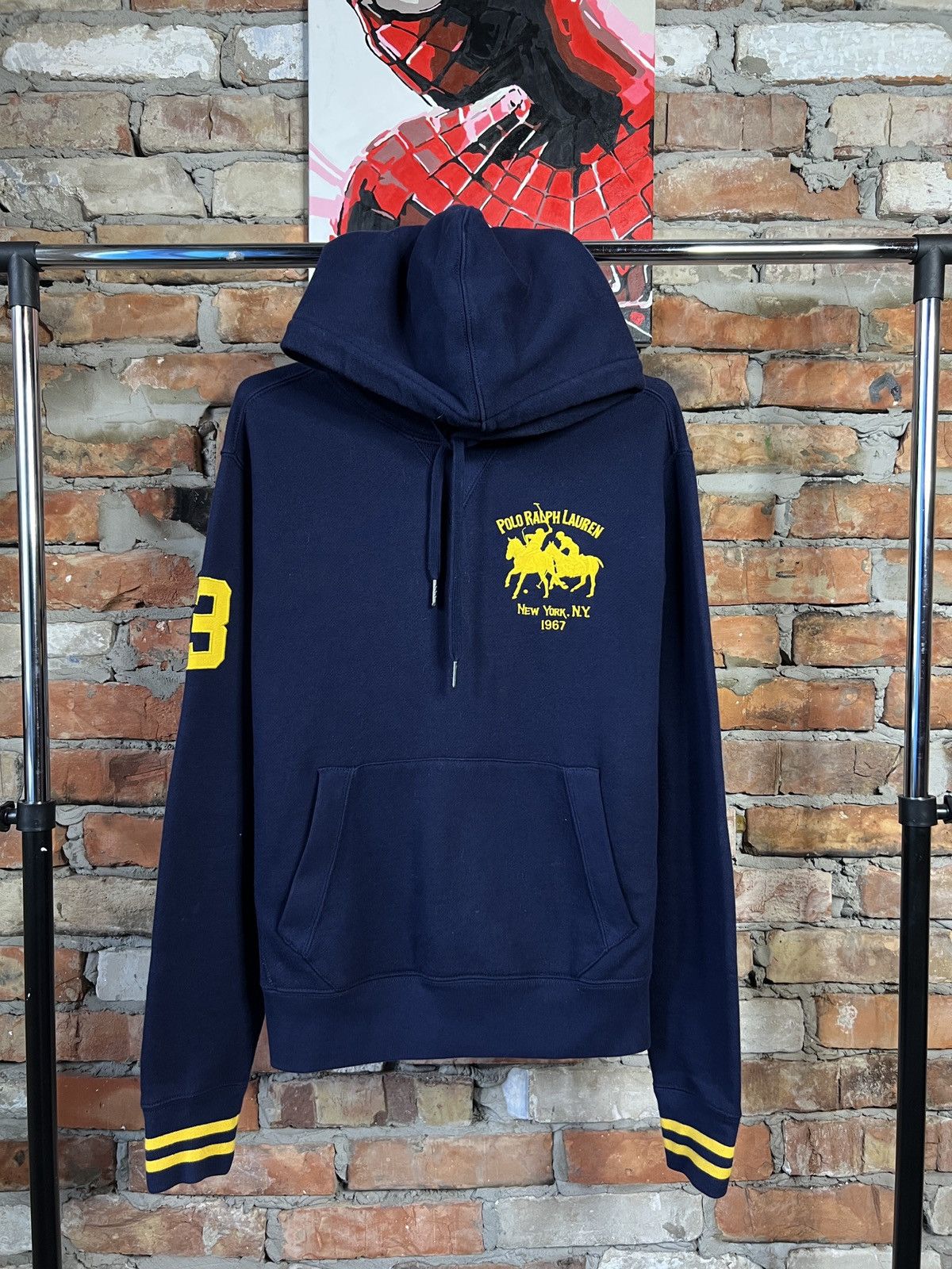 Polo Ralph Lauren Y2K Polo Ralph Lauren Hoodie Blue Orange Pony rare y2k sizeS Size US S / EU 44-46 / 1 - 1 Thumbnail