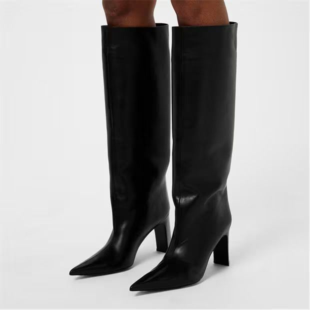 Balenciaga o1g2r1mq0924 Blade Heeled Boots in Black Size US 7.5 / IT 37.5 - 5 Thumbnail