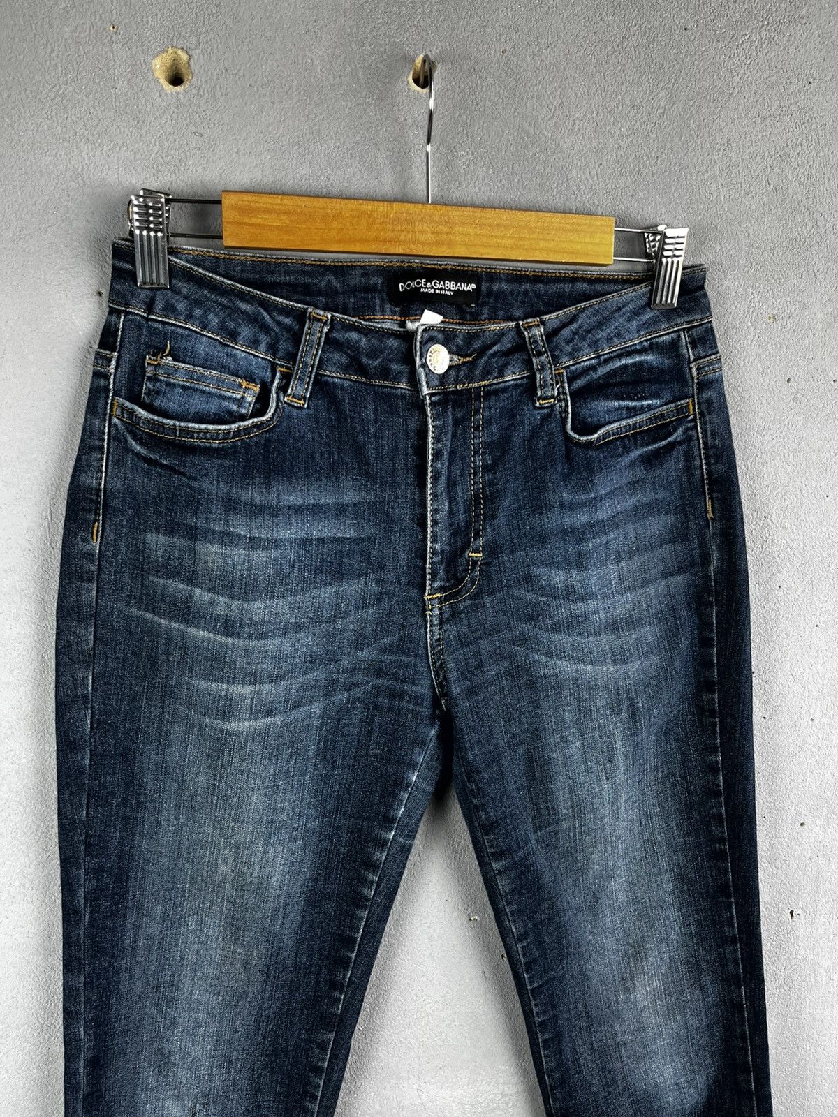 Dolce & Gabbana Dolce Gabbana y2k denim pants Size 27" / US 4 / IT 40 - 3 Thumbnail