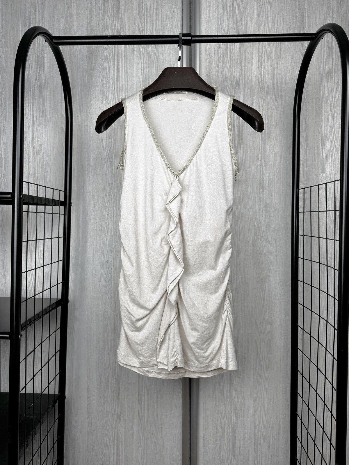 DOROTHEE SCHUMACHER Dorothee Schumacher Ivory Creamy Tank Top Tunic Shirt size S Size S / US 4 / IT 40 - 1 Thumbnail