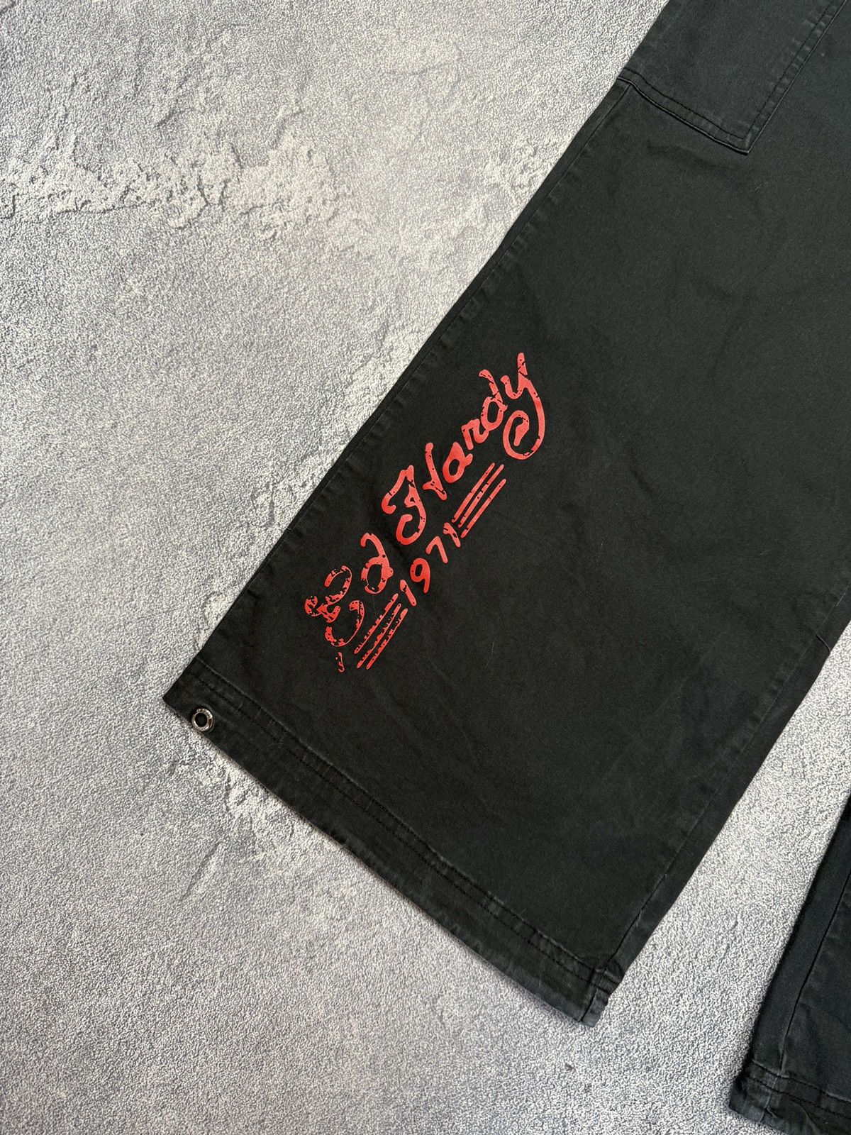 Ed Hardy Women Ed Hardy Pants Vintage Big Logo Y2k Style Rap Size 34" / US 12 / IT 48 - 2 Thumbnail