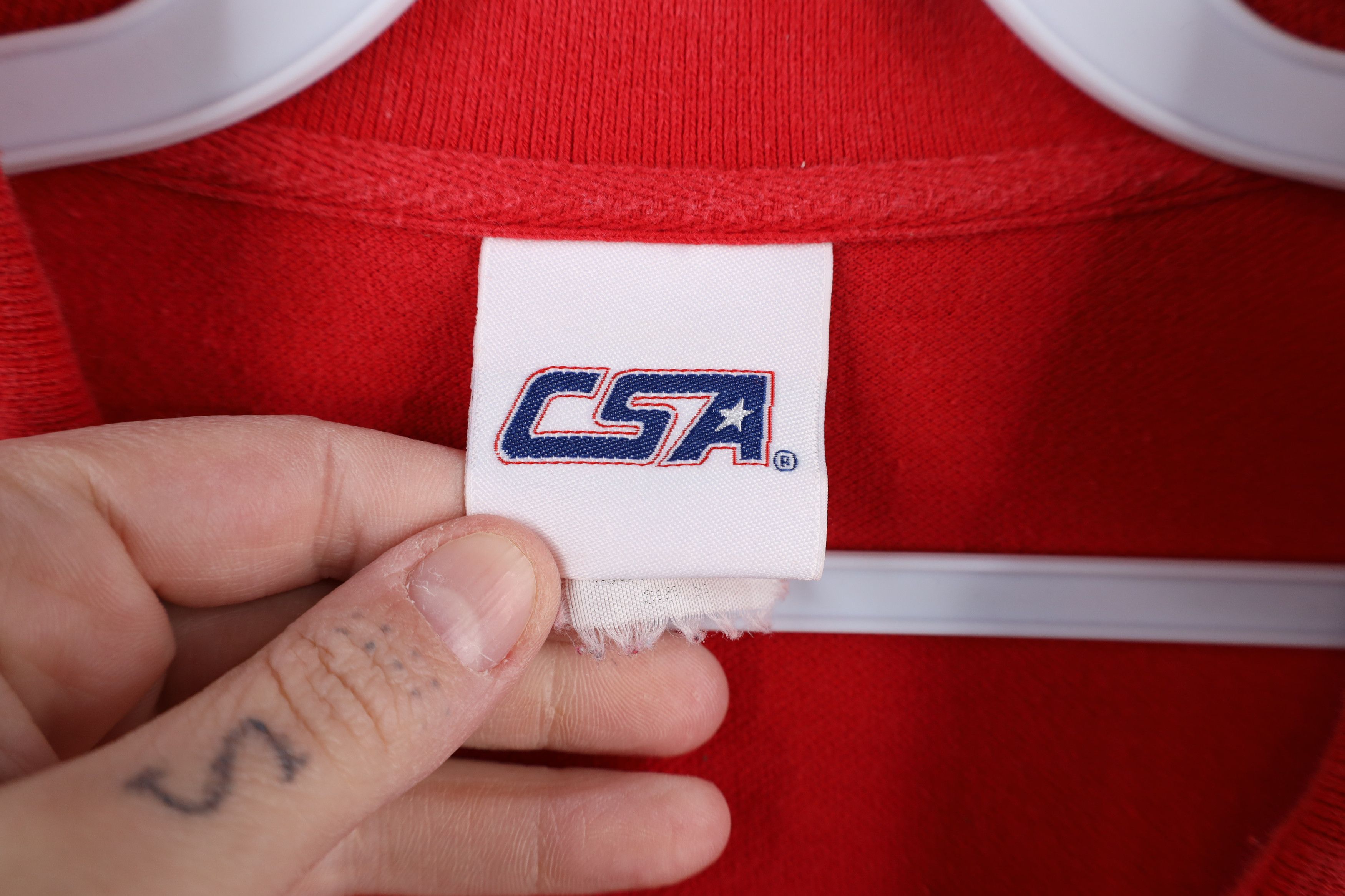 Vintage Vintage 90s Spell St Louis Cardinals Baseball Polo Shirt Red Size US XL / EU 56 / 4 - 6 Thumbnail