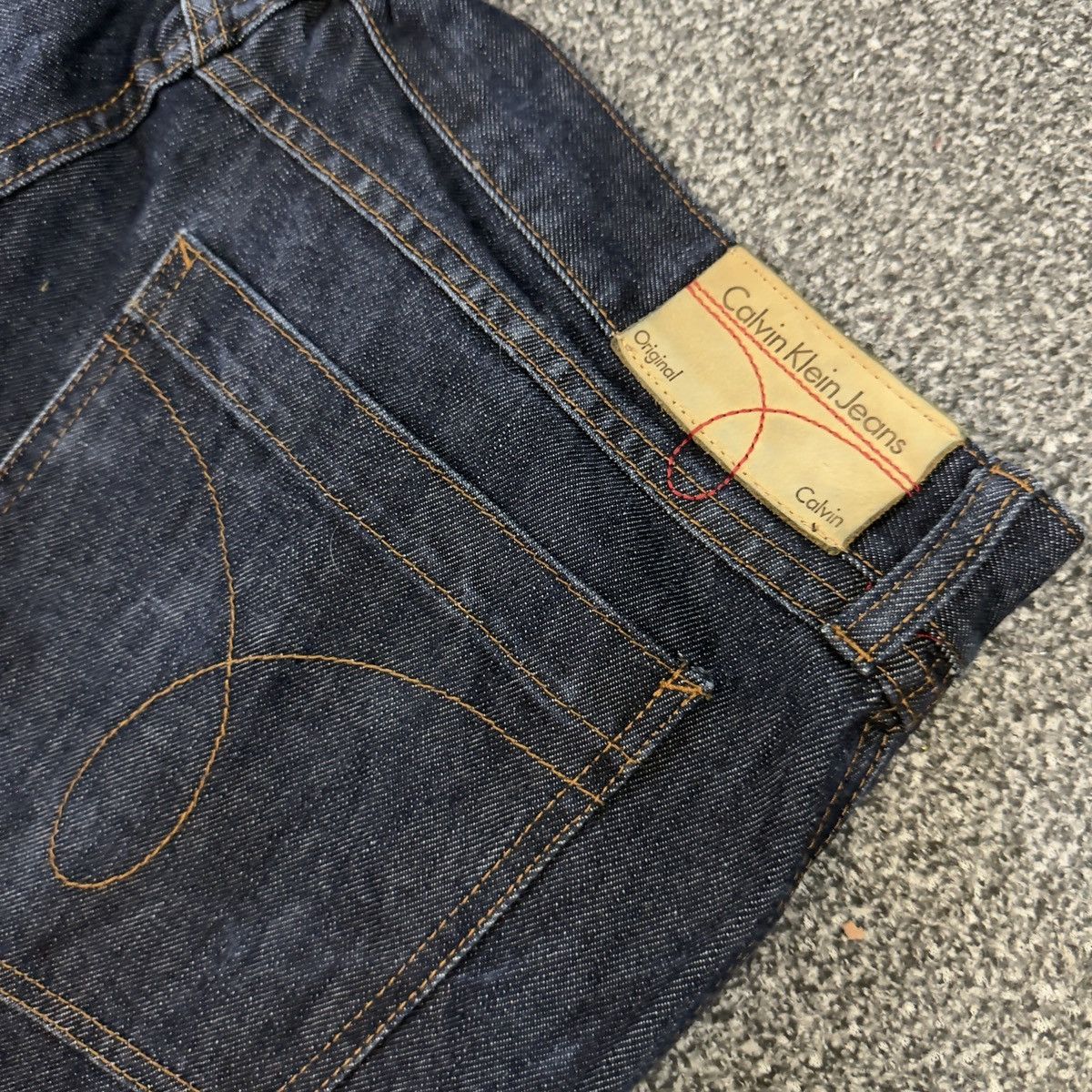 Calvin Klein Vintage Y2K Baggy Flared Asap Denim Size US 36 / EU 52 - 5 Thumbnail