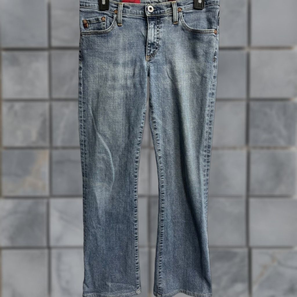 Vintage VINTAGE AG Adriano Goldschmied Jeans Women 29 Blue Denim Bootcut Flare Angel Made in USA Size 30" / US 8 / IT 44 - 1 Thumbnail