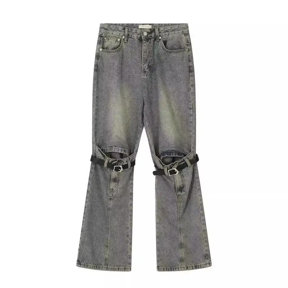 Japanese Brand Hip hop wide leg loose fitting jeans Size US 30 / EU 46 - 4 Thumbnail