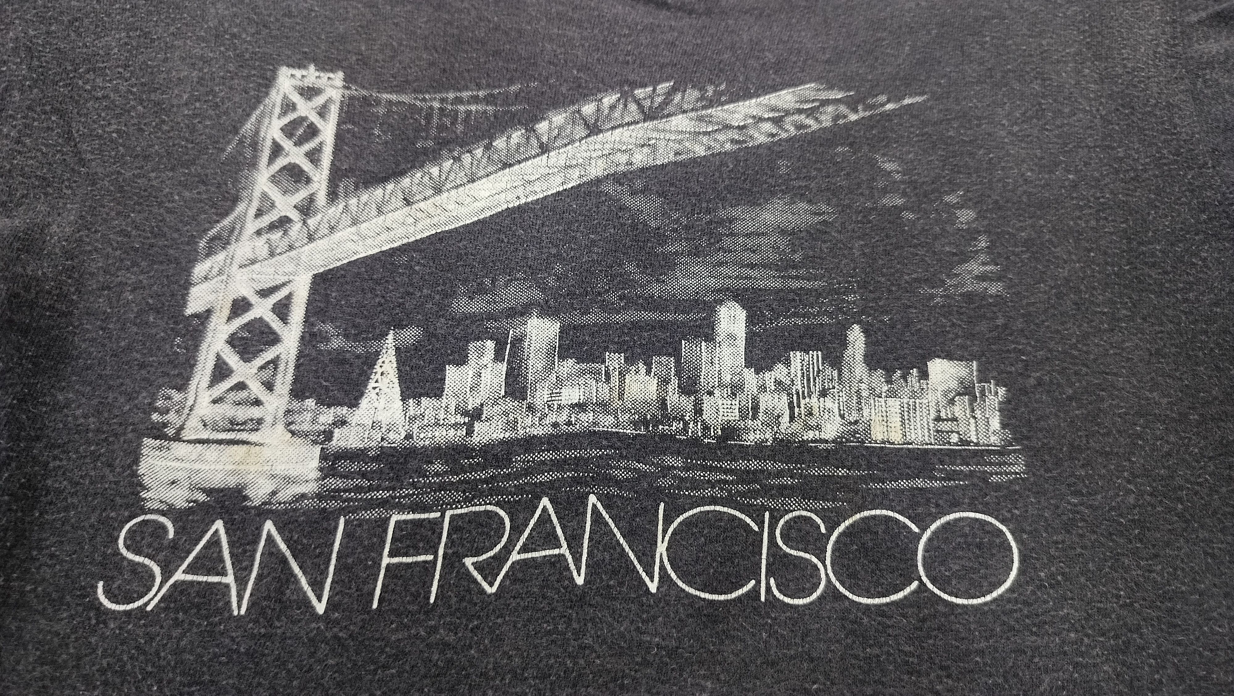 Vintage Vintage 80s Sun faded San Francisco Graphic tshirt Size US S / EU 44-46 / 1 - 2 Thumbnail