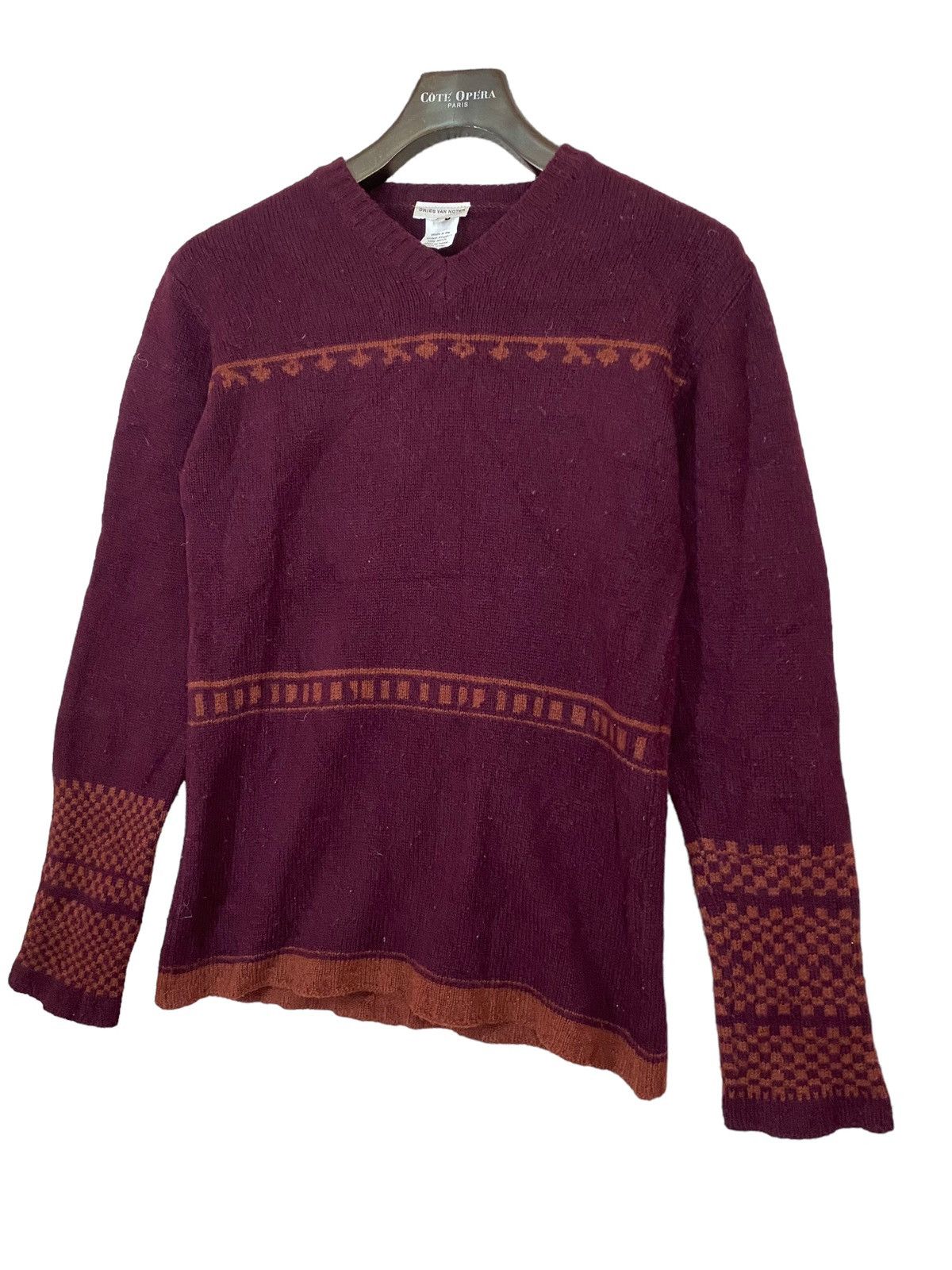 Dries Van Noten 🔥GRAILS🔥Vintage 90s Dries van noten knit wool sweater Size US M / EU 48-50 / 2 - 3 Thumbnail