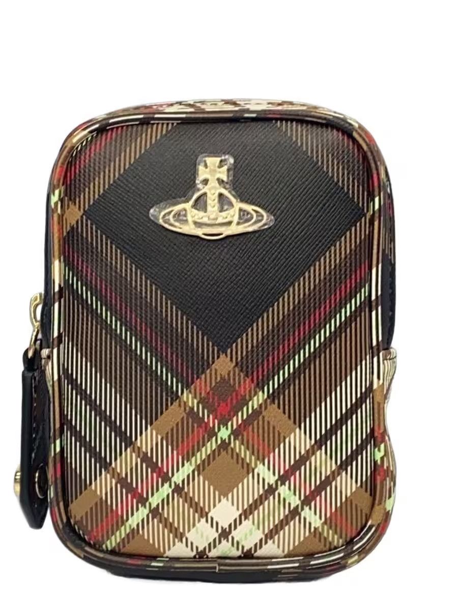 Vivienne Westwood Plaid Orb Cigarette Pouch Size ONE SIZE - 1 Thumbnail