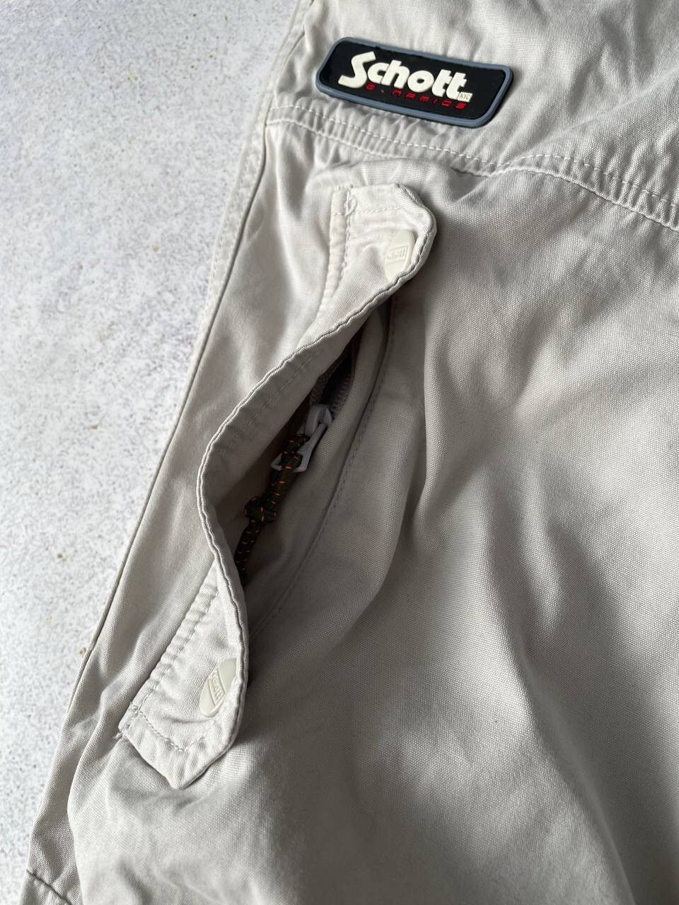 Schott Vintage 90s Schott Cargo Parachute Baggy Transformer Pants Size US 34 / EU 50 - 4 Thumbnail