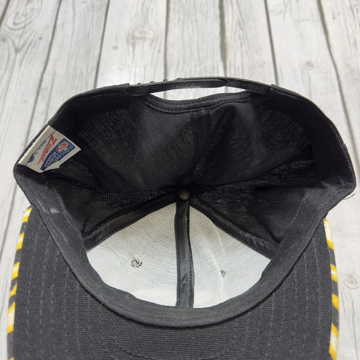 NFL × Vintage × Zubaz Vintage Pittsburgh Steelers hat Size ONE SIZE - 3 Thumbnail