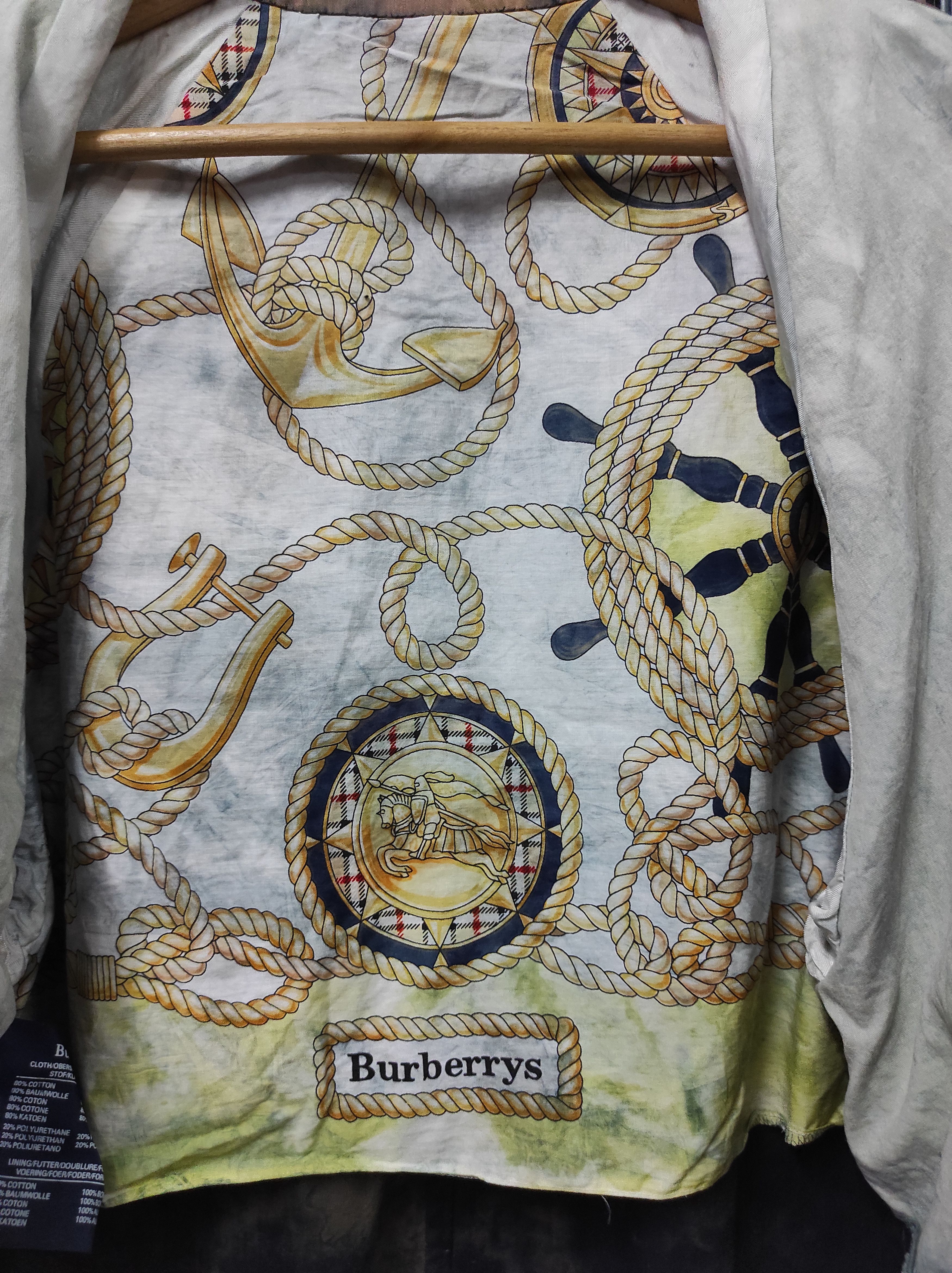 Burberry × Vintage BURBERRY VTG COAT OVERCOAT TIE DYE Size M / US 6-8 / IT 42-44 - 7 Thumbnail