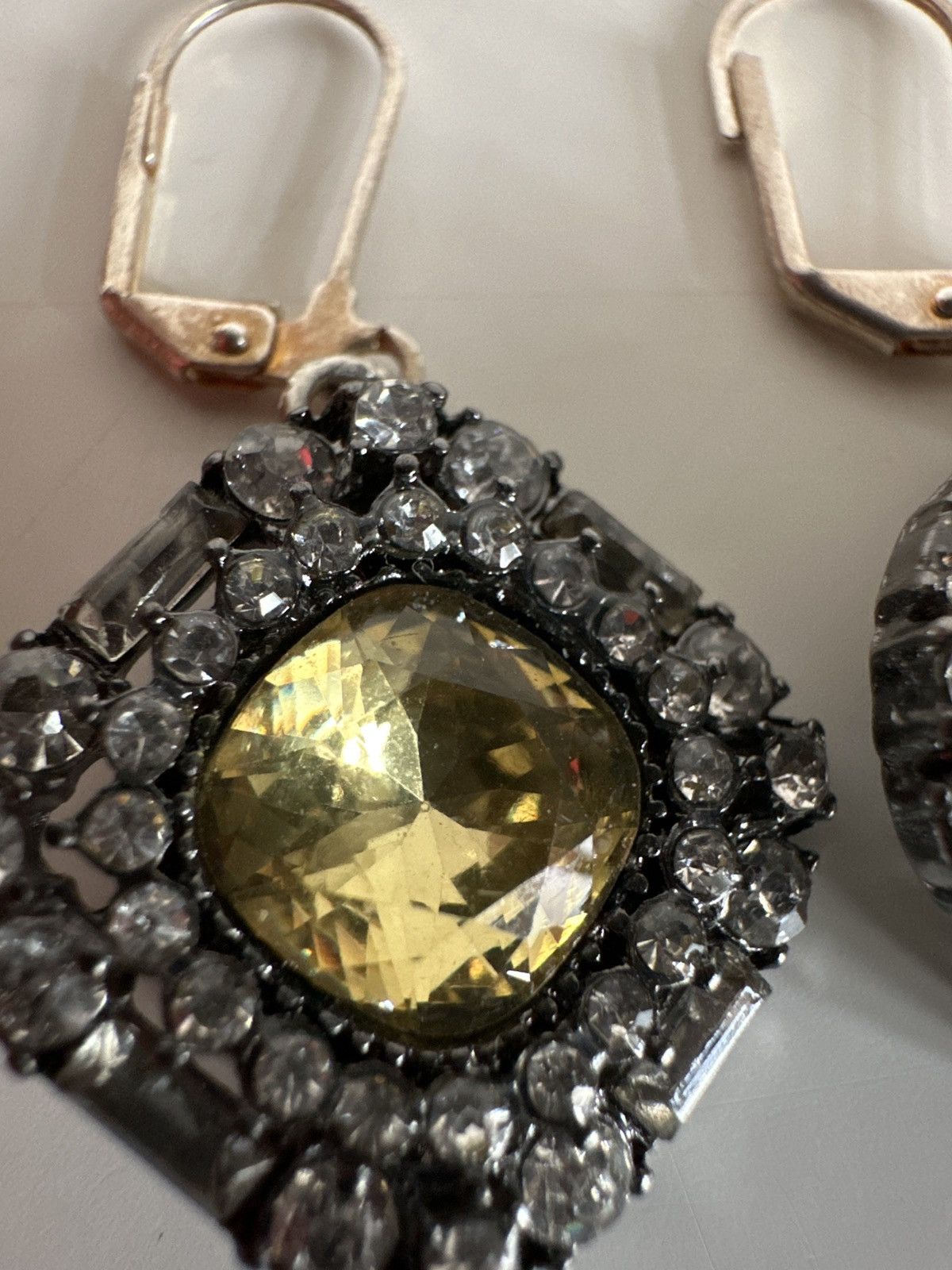 Other Yellow drop earrings Size ONE SIZE - 3 Thumbnail