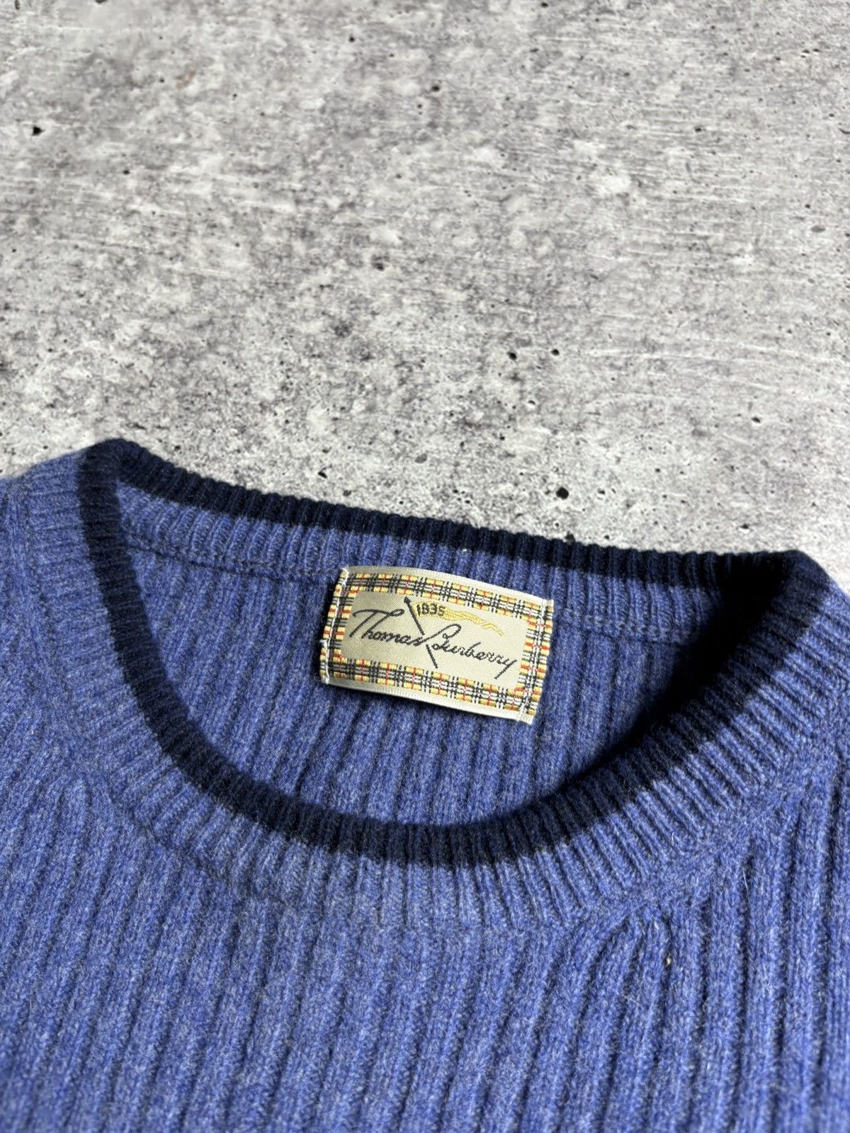 Burberry Thomas Burberry Vintage Wool Sweater Size US M / EU 48-50 / 2 - 5 Thumbnail